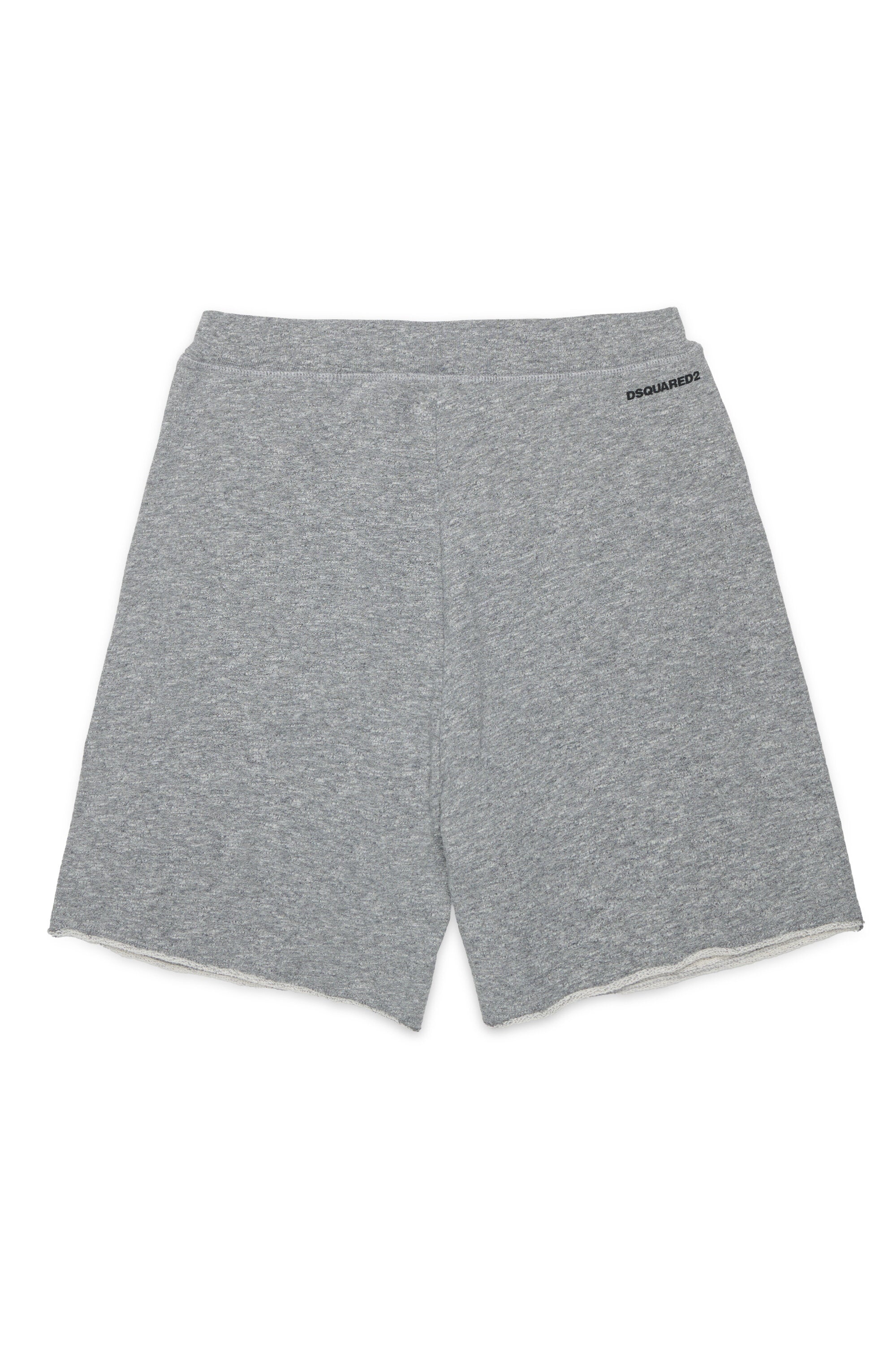 Fleece shorts with logo
