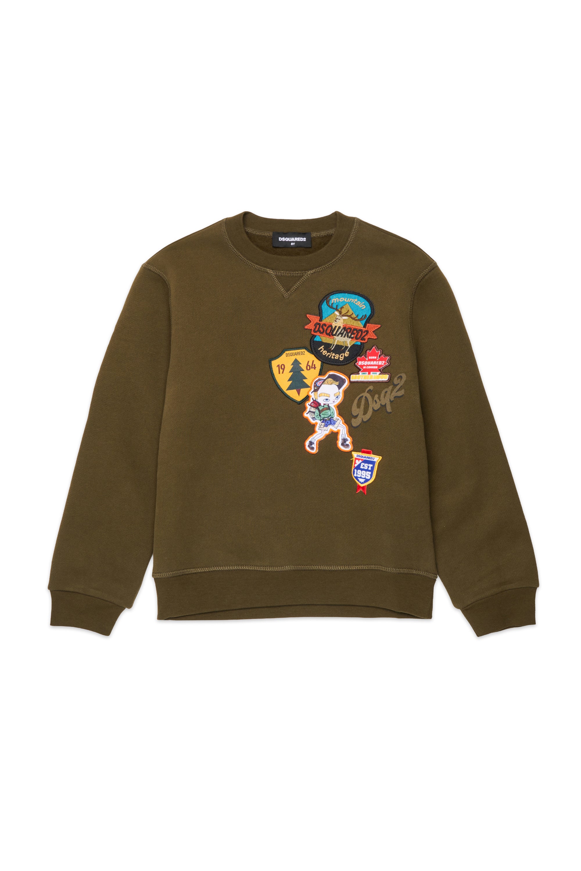 Sudadera de cuello redondo con logo
