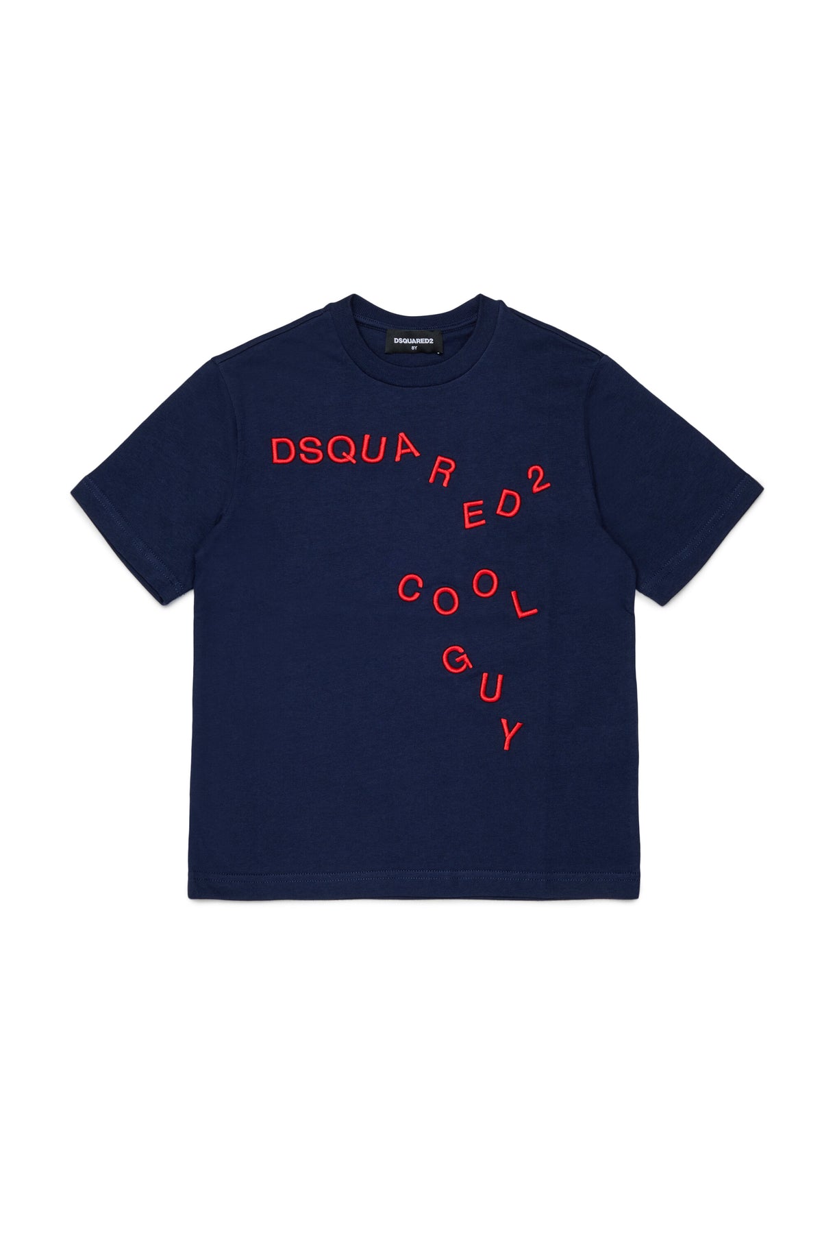 T-shirt with embroidered front logo