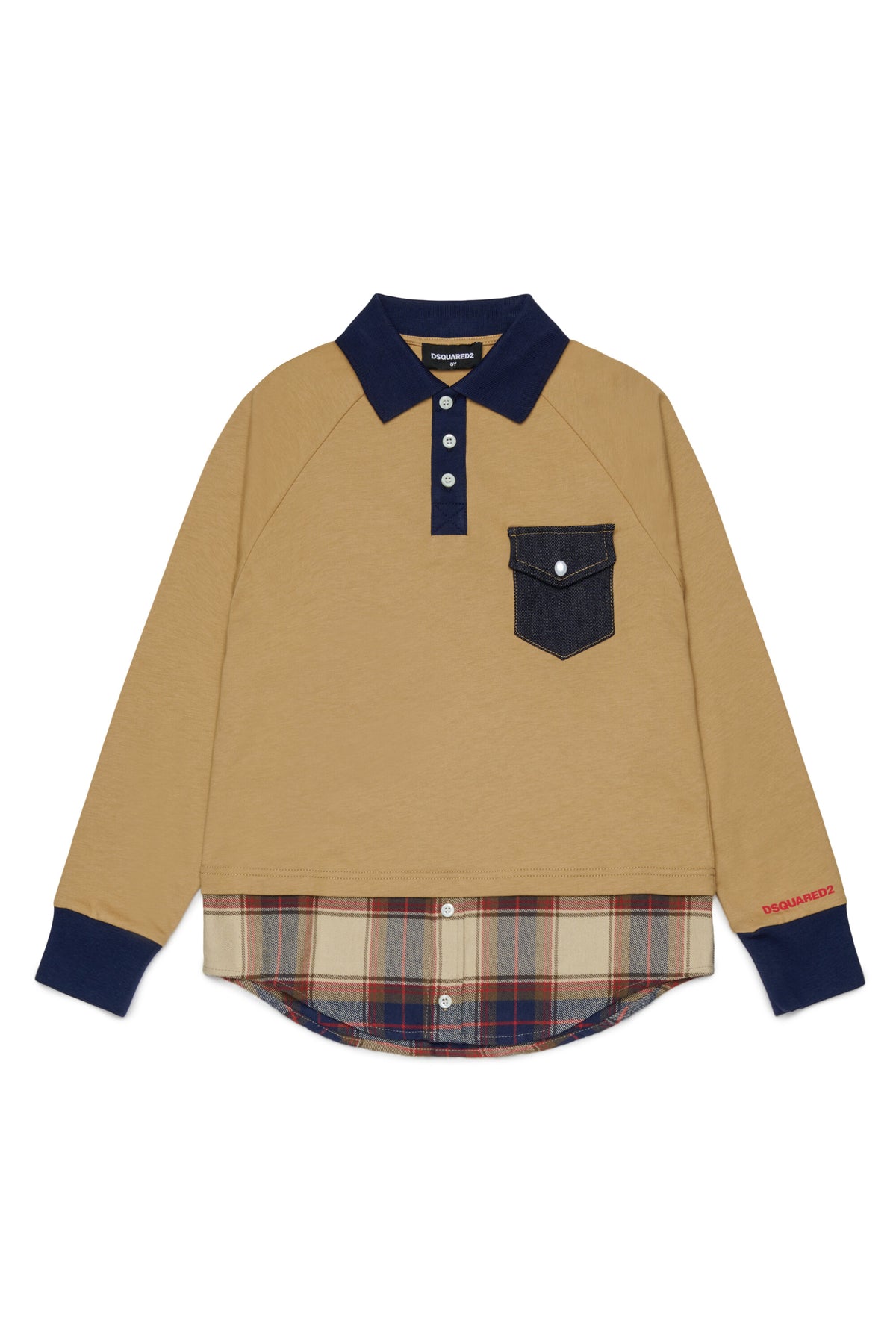 Polo con bolsillo y logo