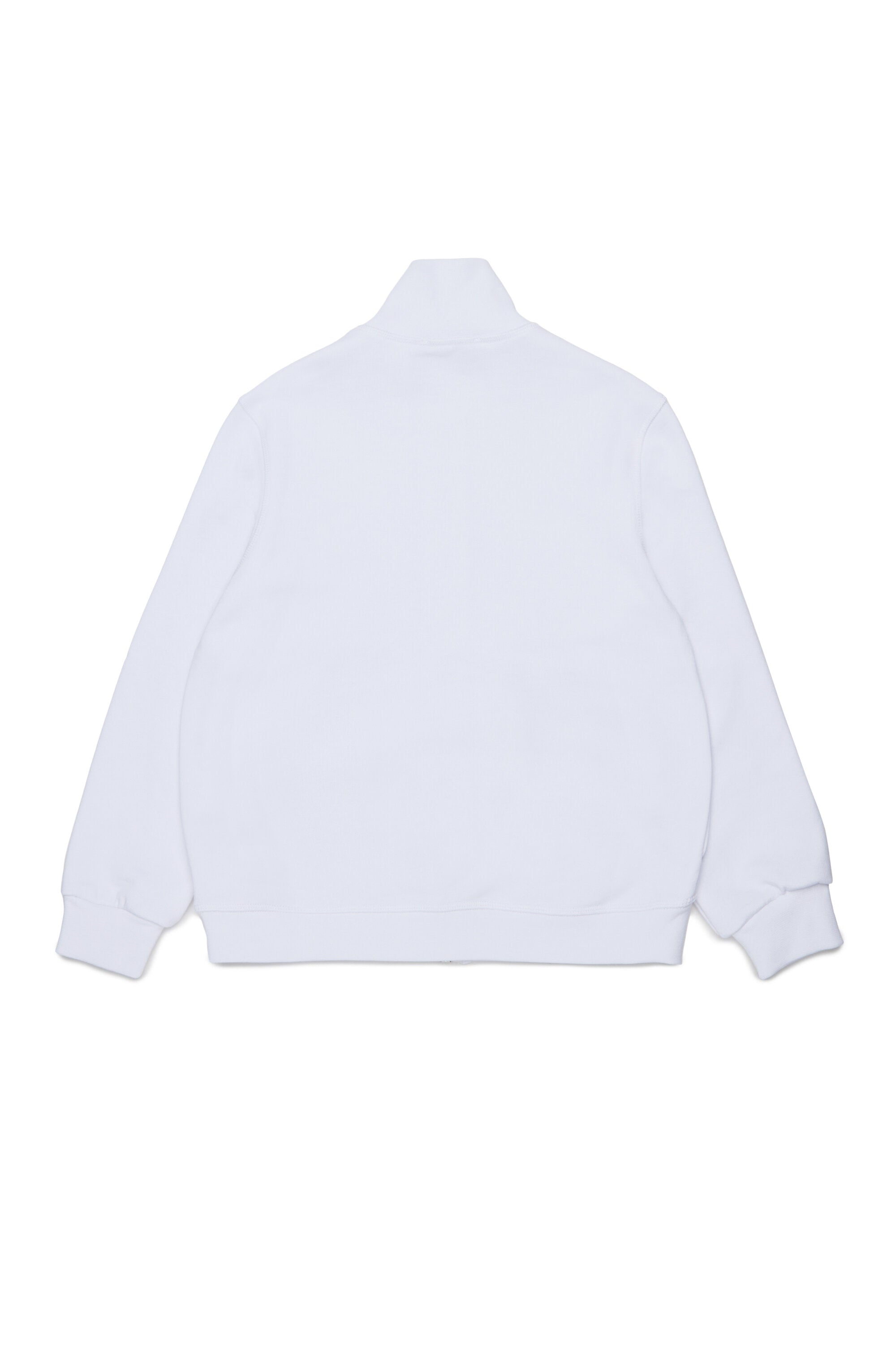 Sudadera con cremallera completa y logo