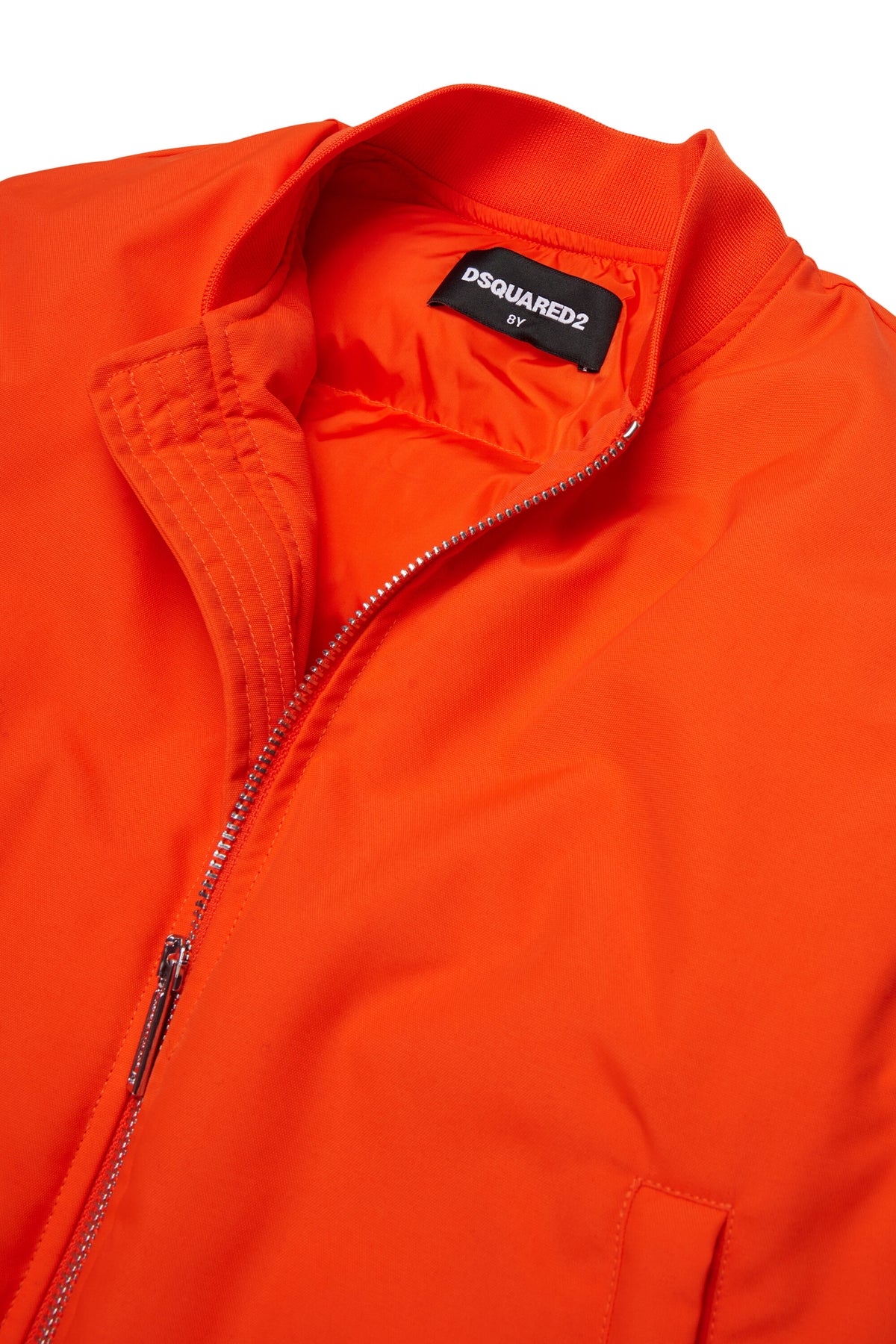 Chaqueta acolchada con logo estampado
