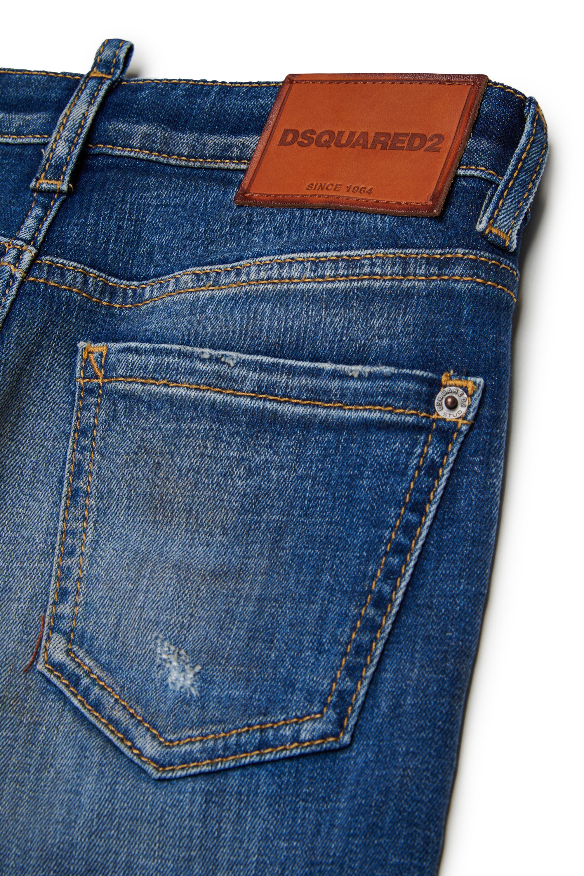 Jeans corte recto lavado azul medio - Tomboy