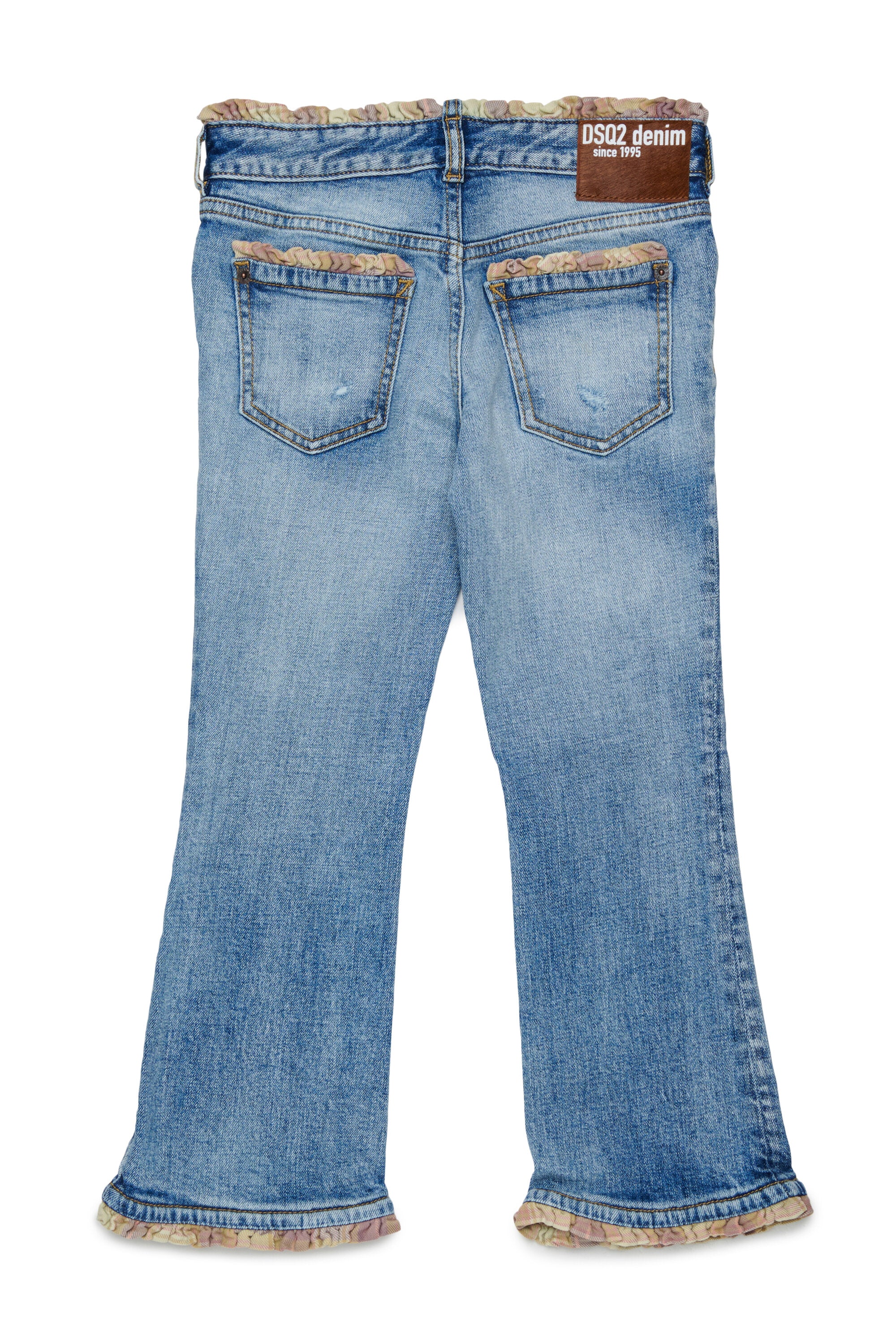 Jeans corte bootcut lavado azul claro - Bell Bottom