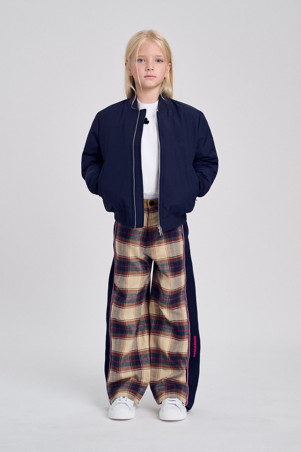 Checked pants