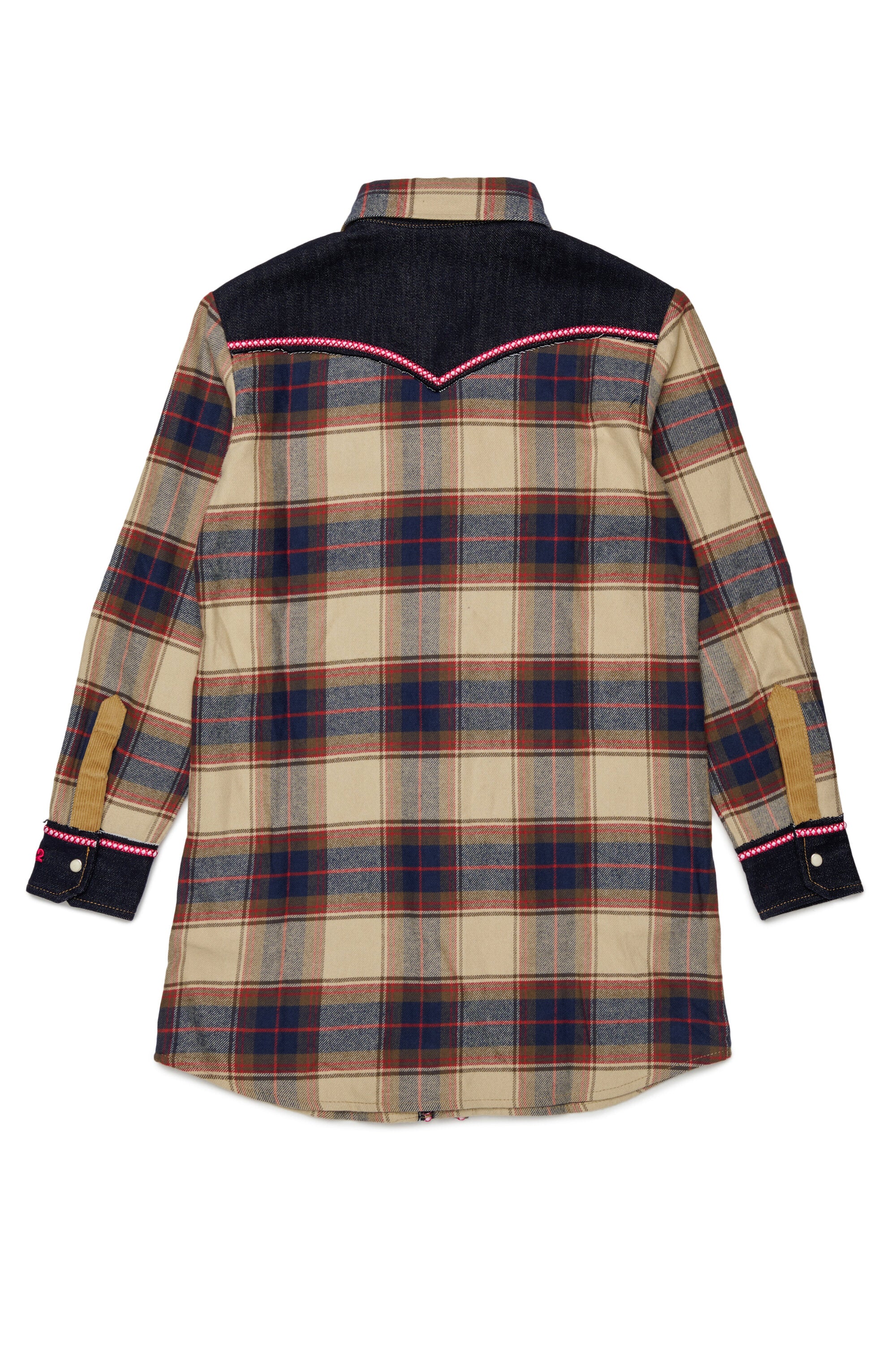 Camisa de cuadros con logo