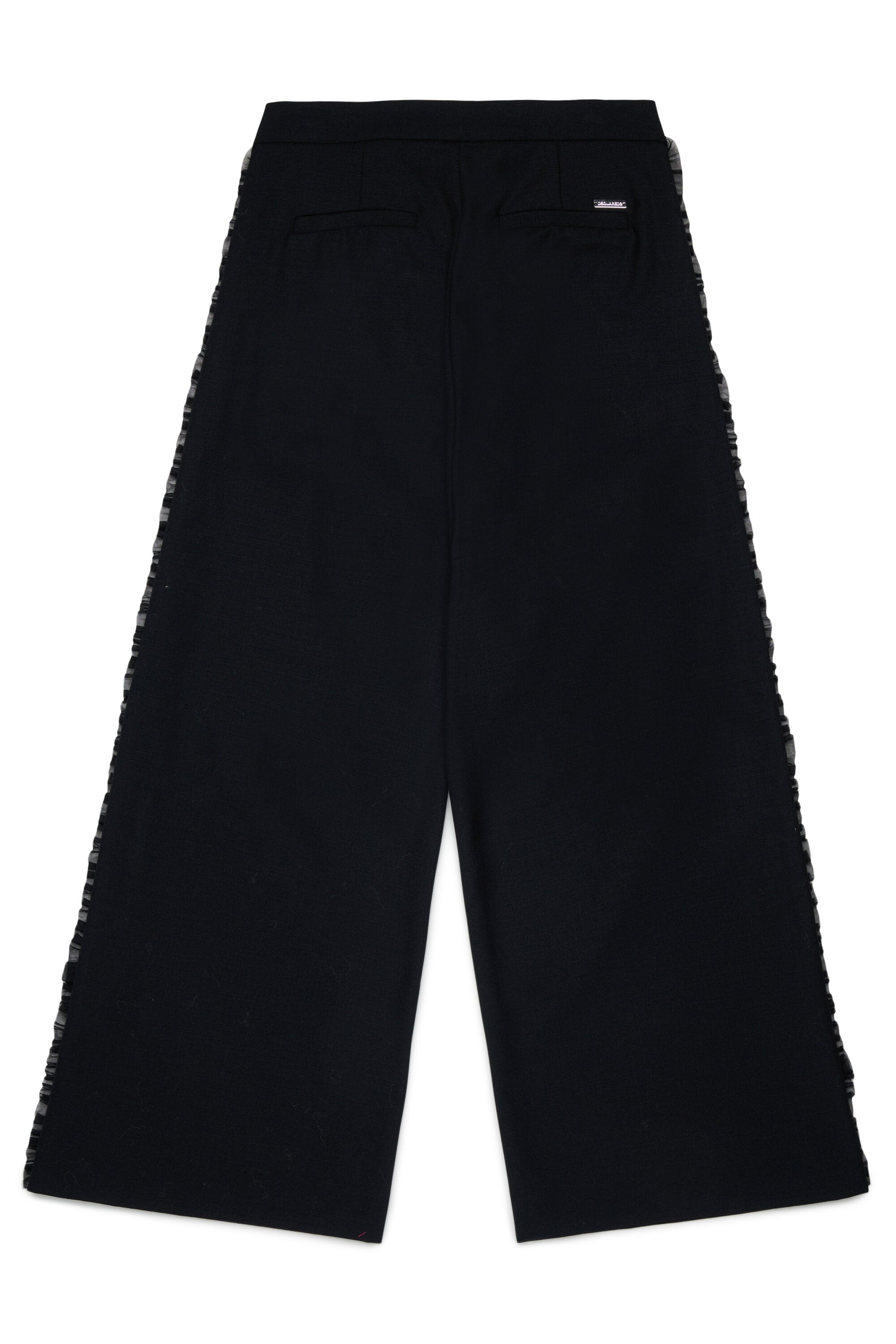 Pantalones formales con detalles plisados