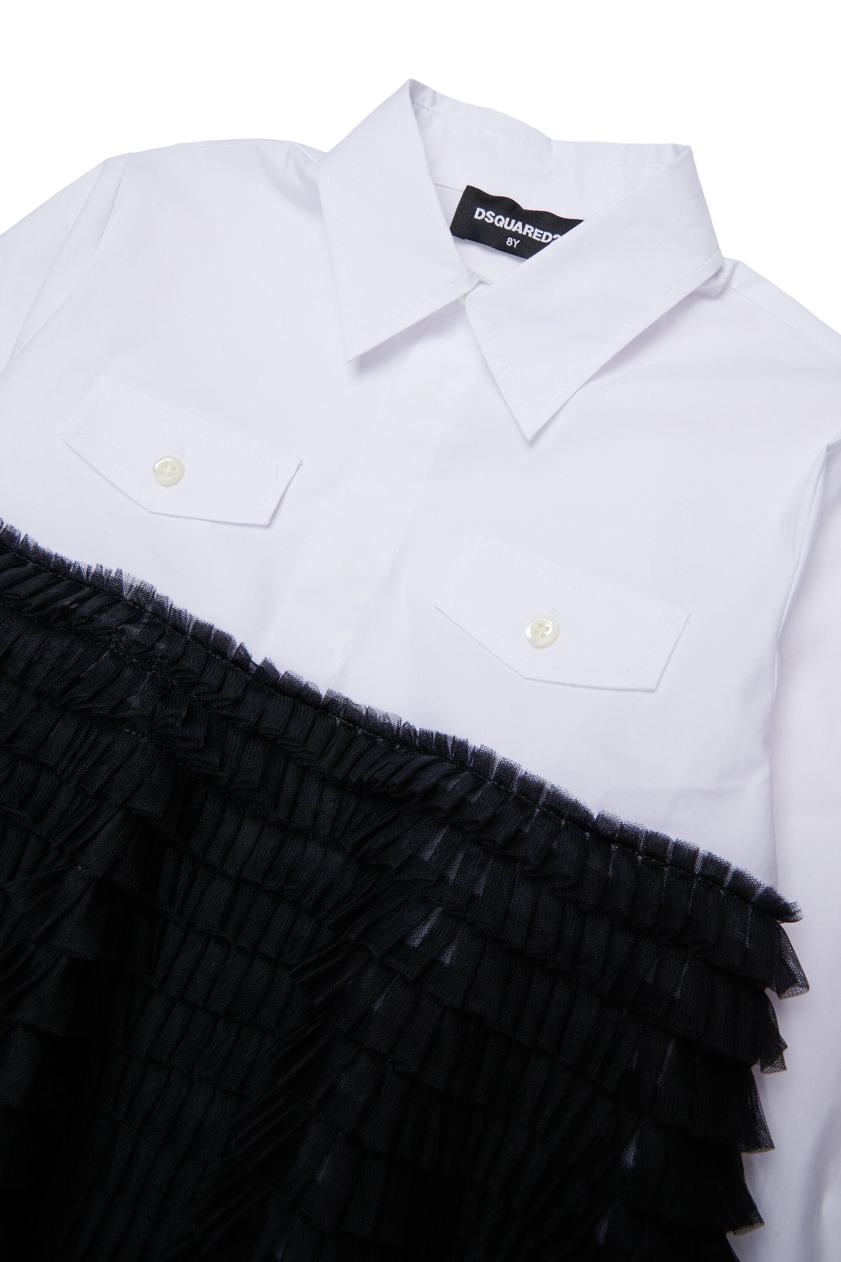 Camisa de manga larga con volantes