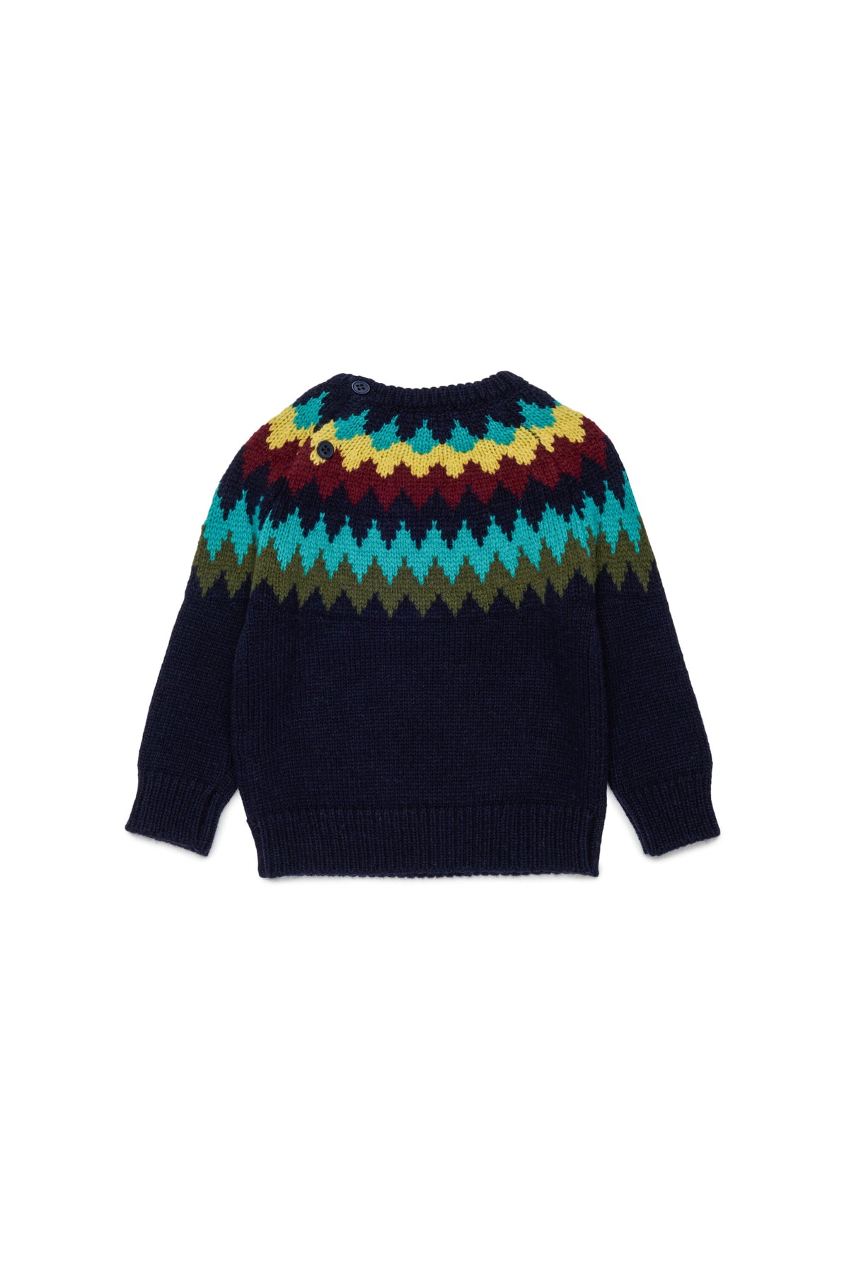 Crew-neck pullover with logo
