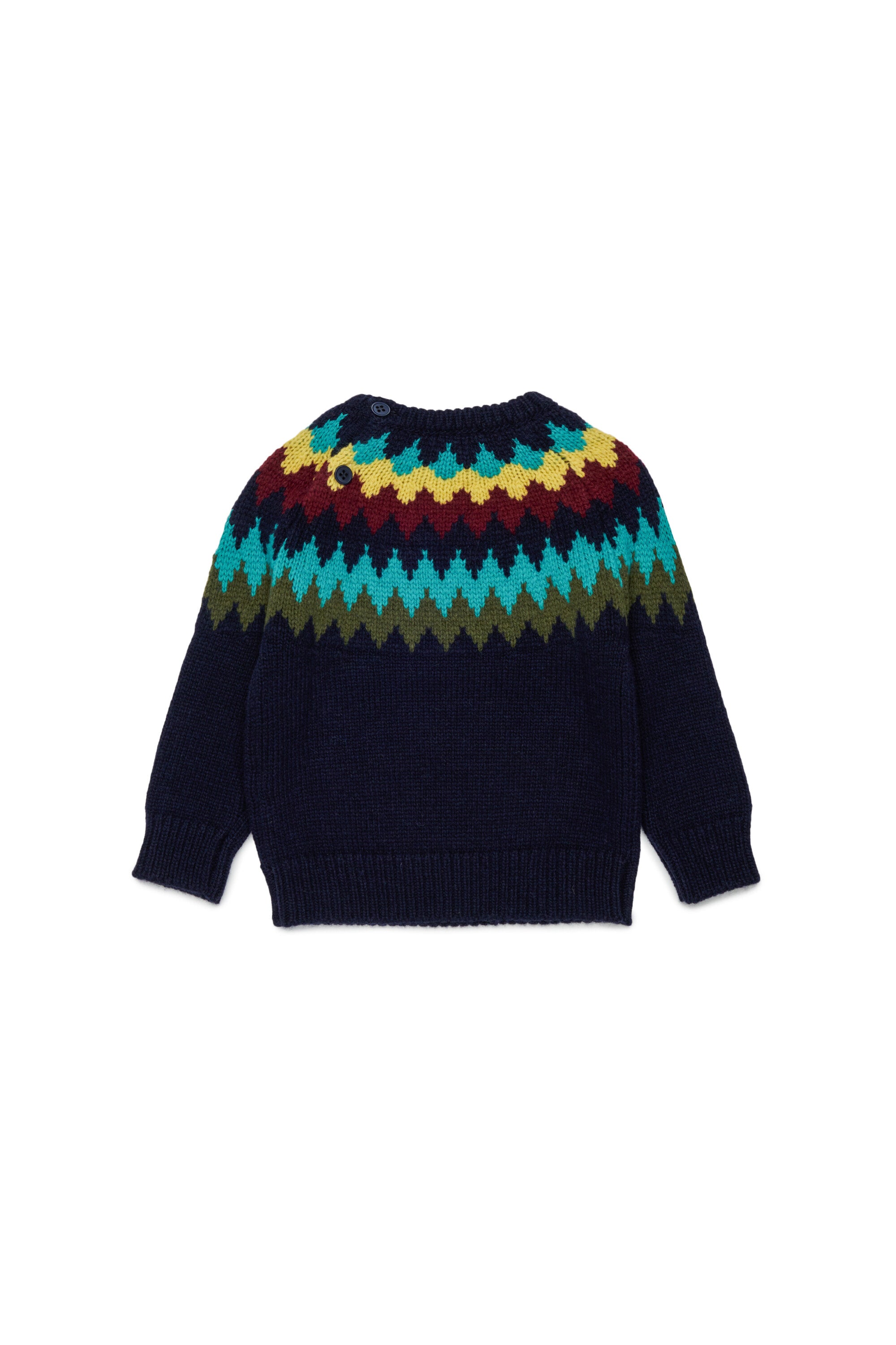 Crew-neck pullover with logo