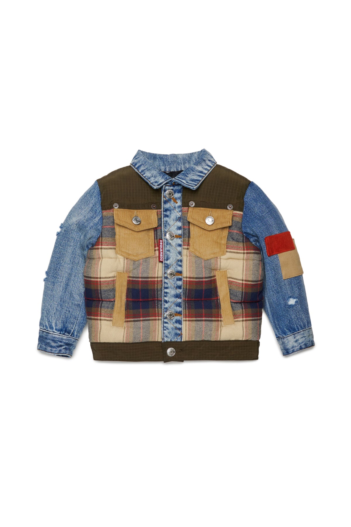 Workwear jacket with printed logo
