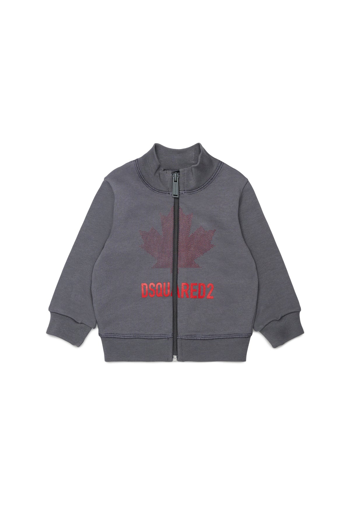 Sudadera con cremallera y logo