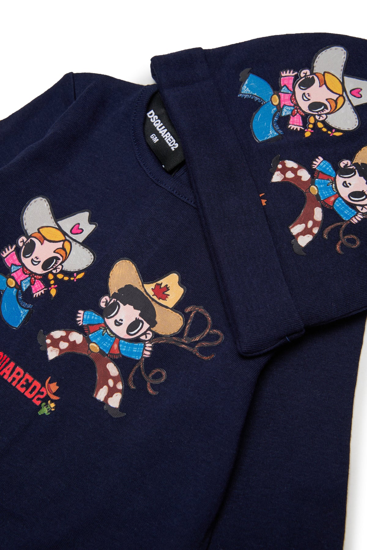 Set para recién nacido con estampado de vaquero