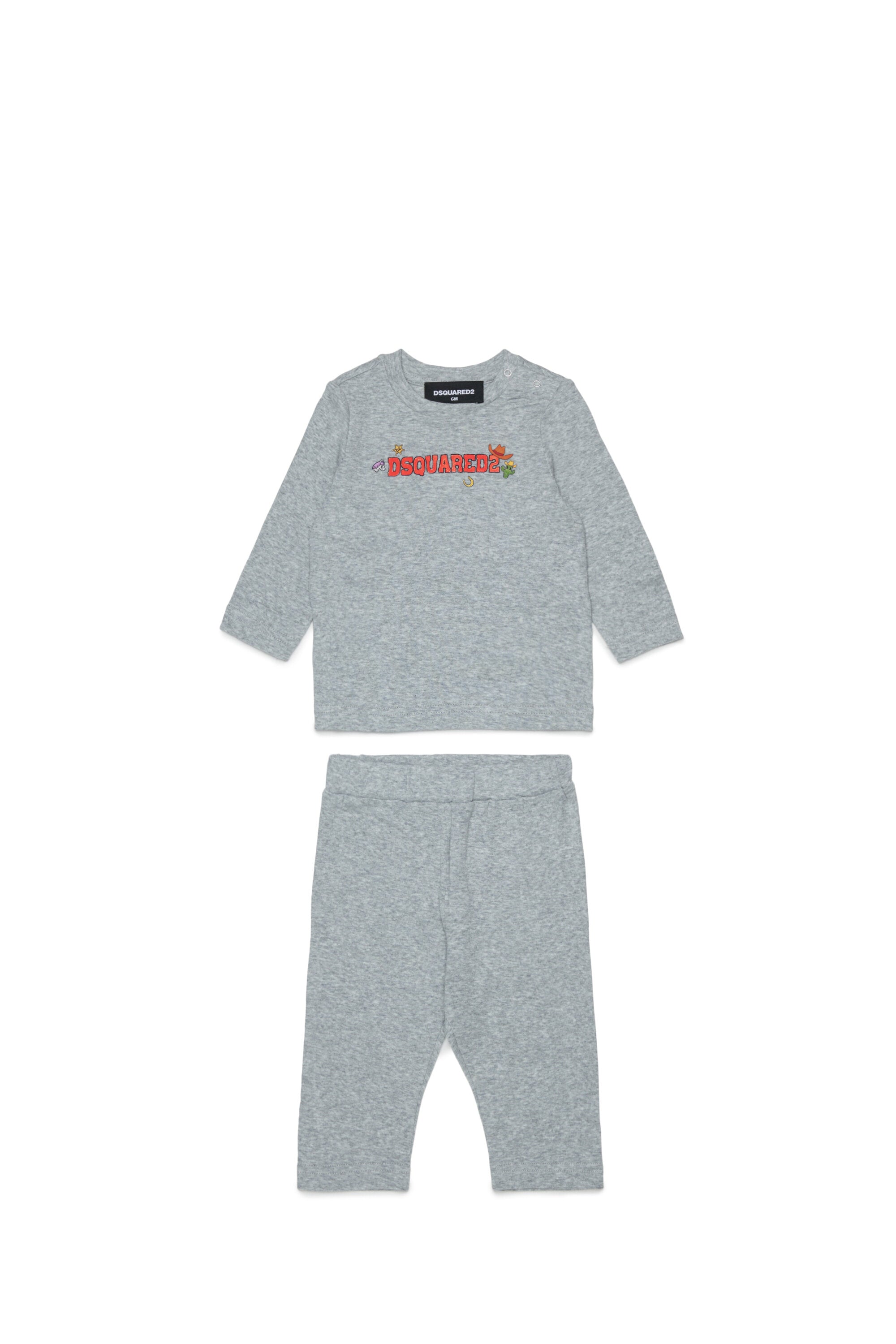 Baby jumpsuit with logo