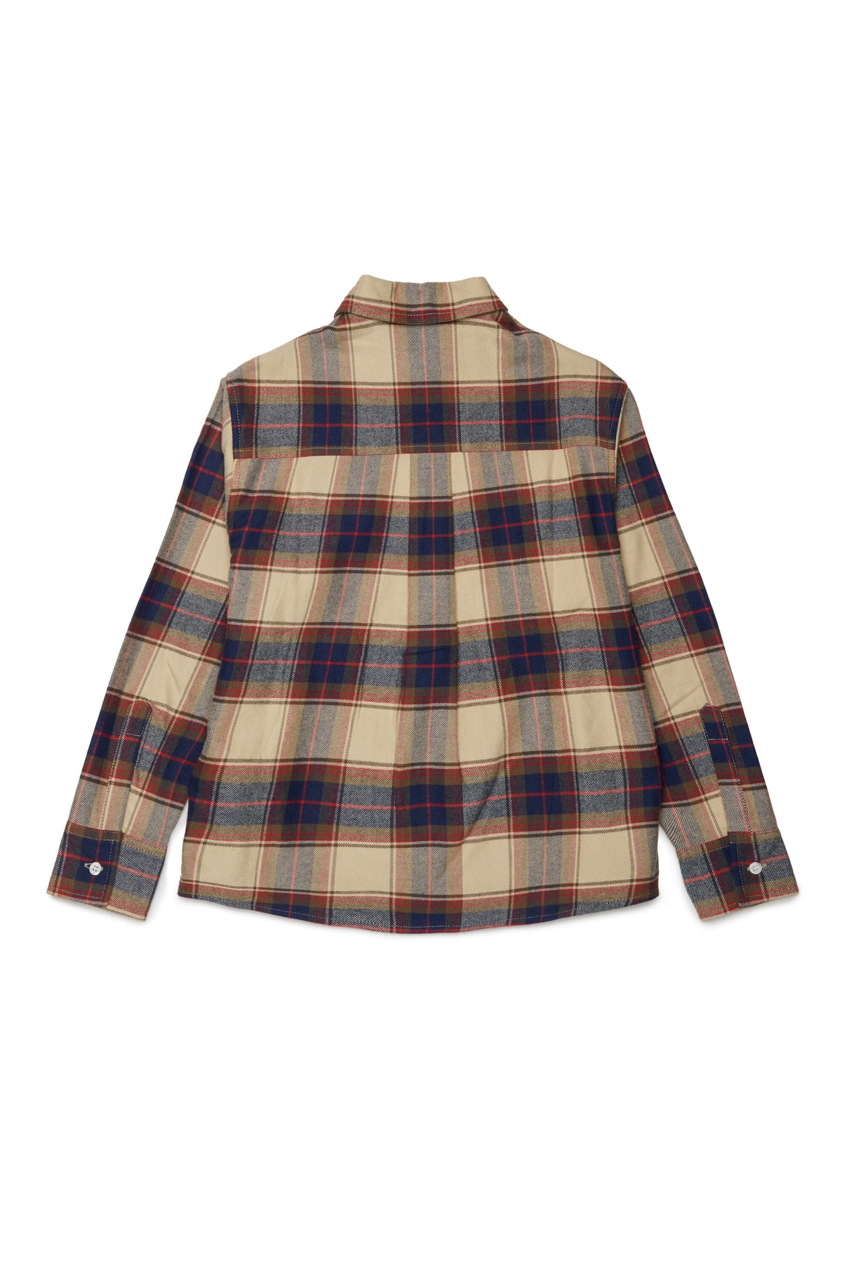 Camisa de cuadros con logo