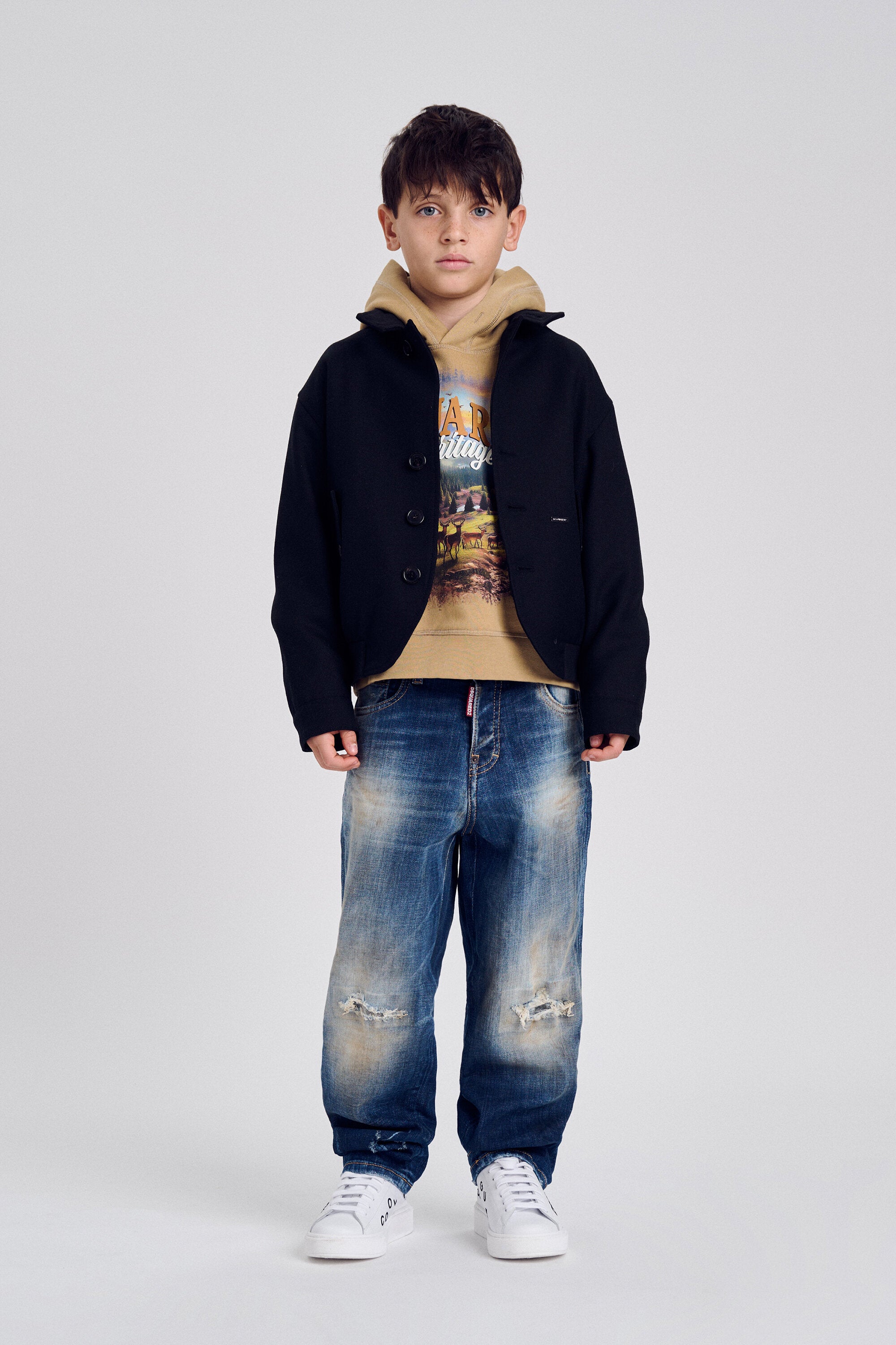 Jeans corte relajado lavado azul claro - Baggy