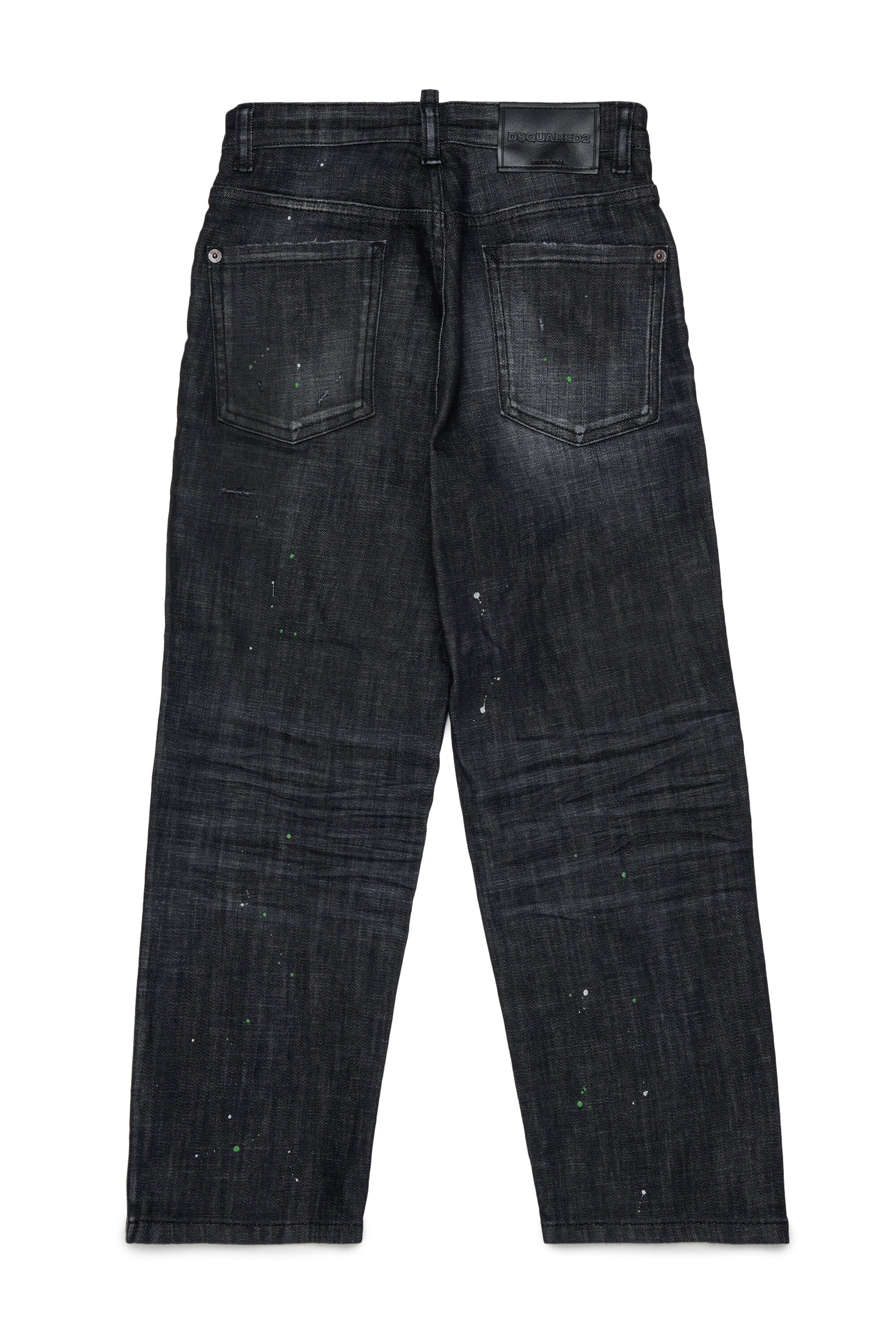 Jeans corte relajado lavado negro - Baggy