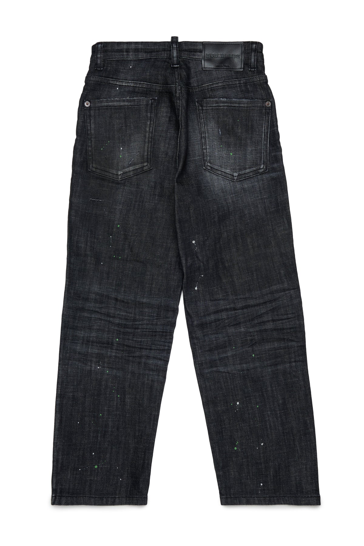 Relaxed fit jeans in black wash - Baggy