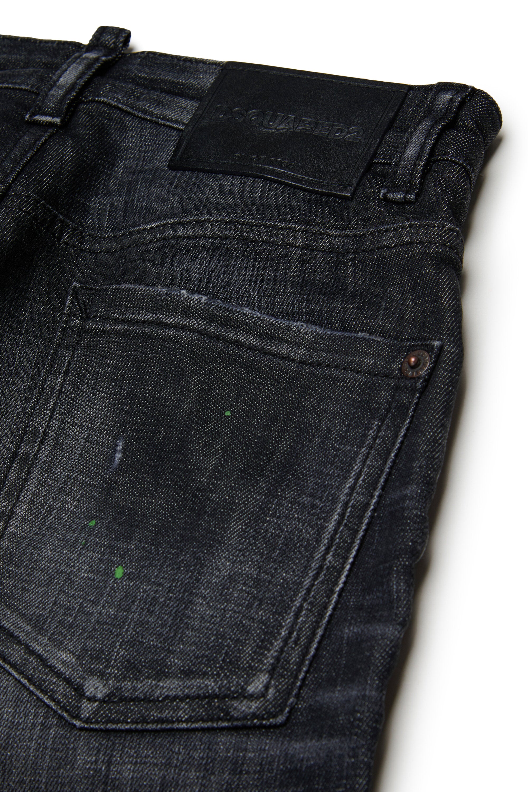 Relaxed fit jeans in black wash - Baggy