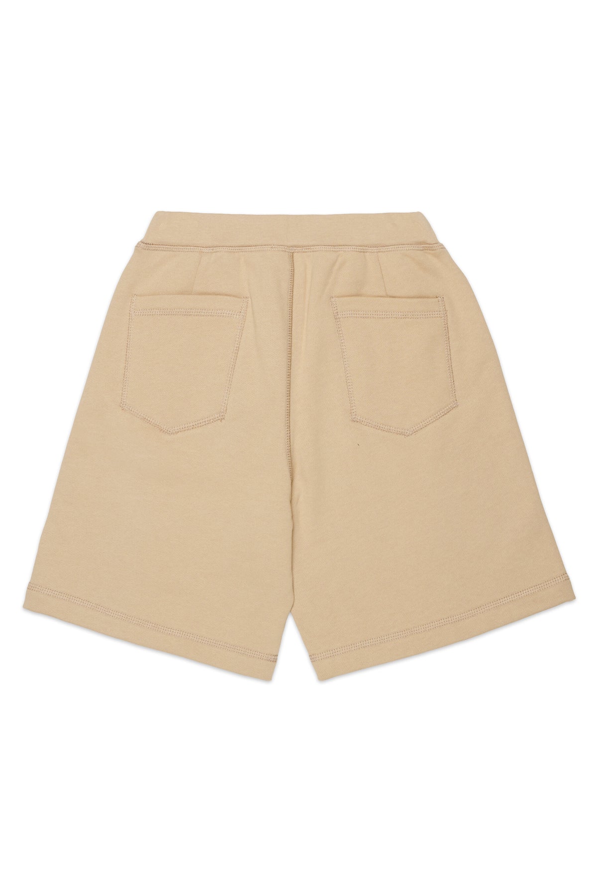 Shorts de felpa con cordón estampado