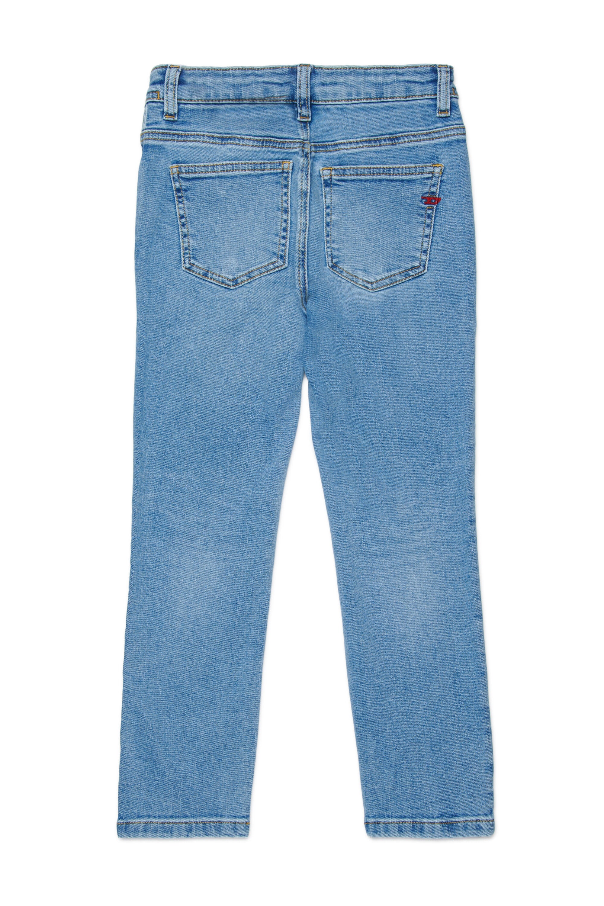 Jeans slim fit lavado azul claro - 2004