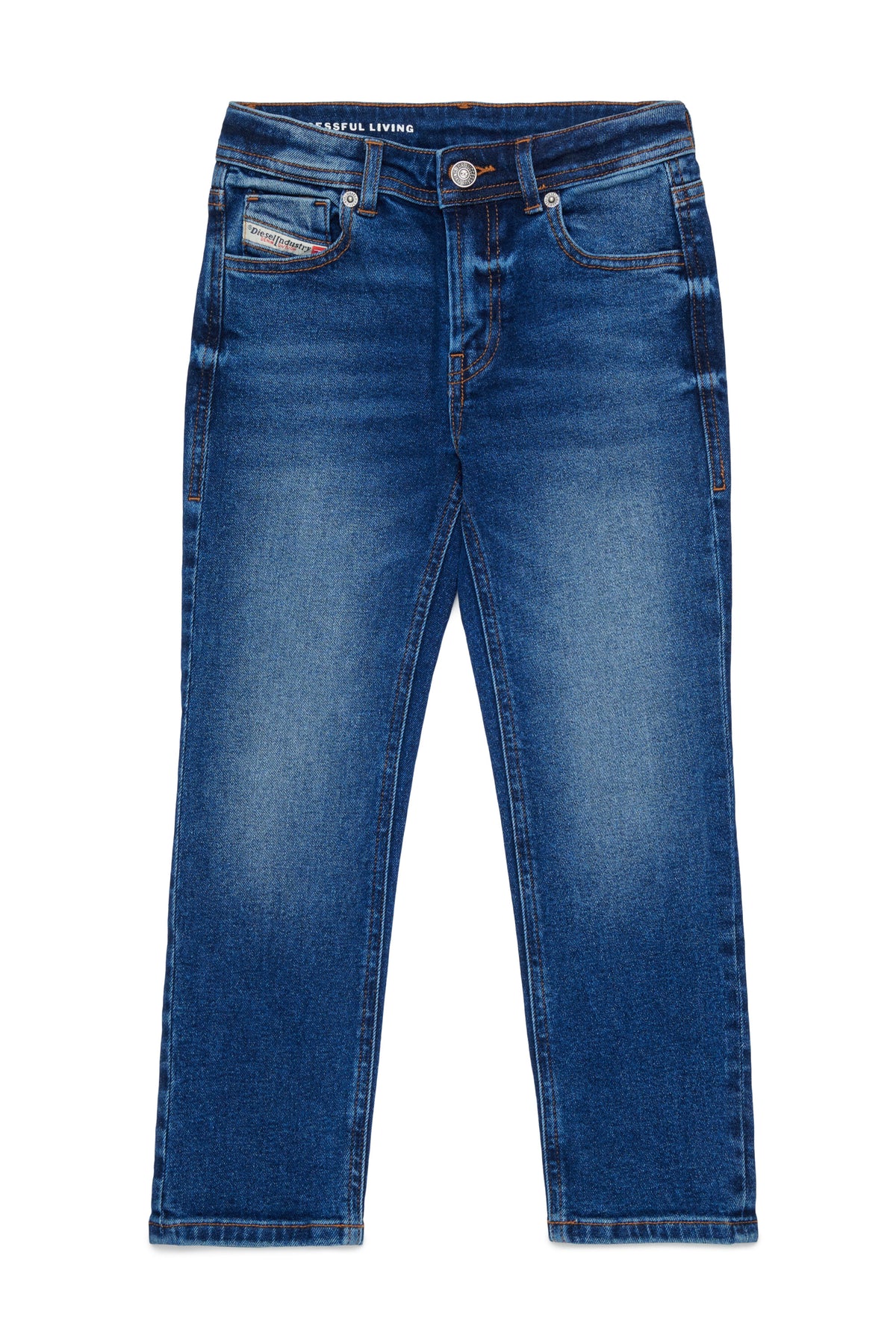 Jeans corte slim lavado azul medio - 2004