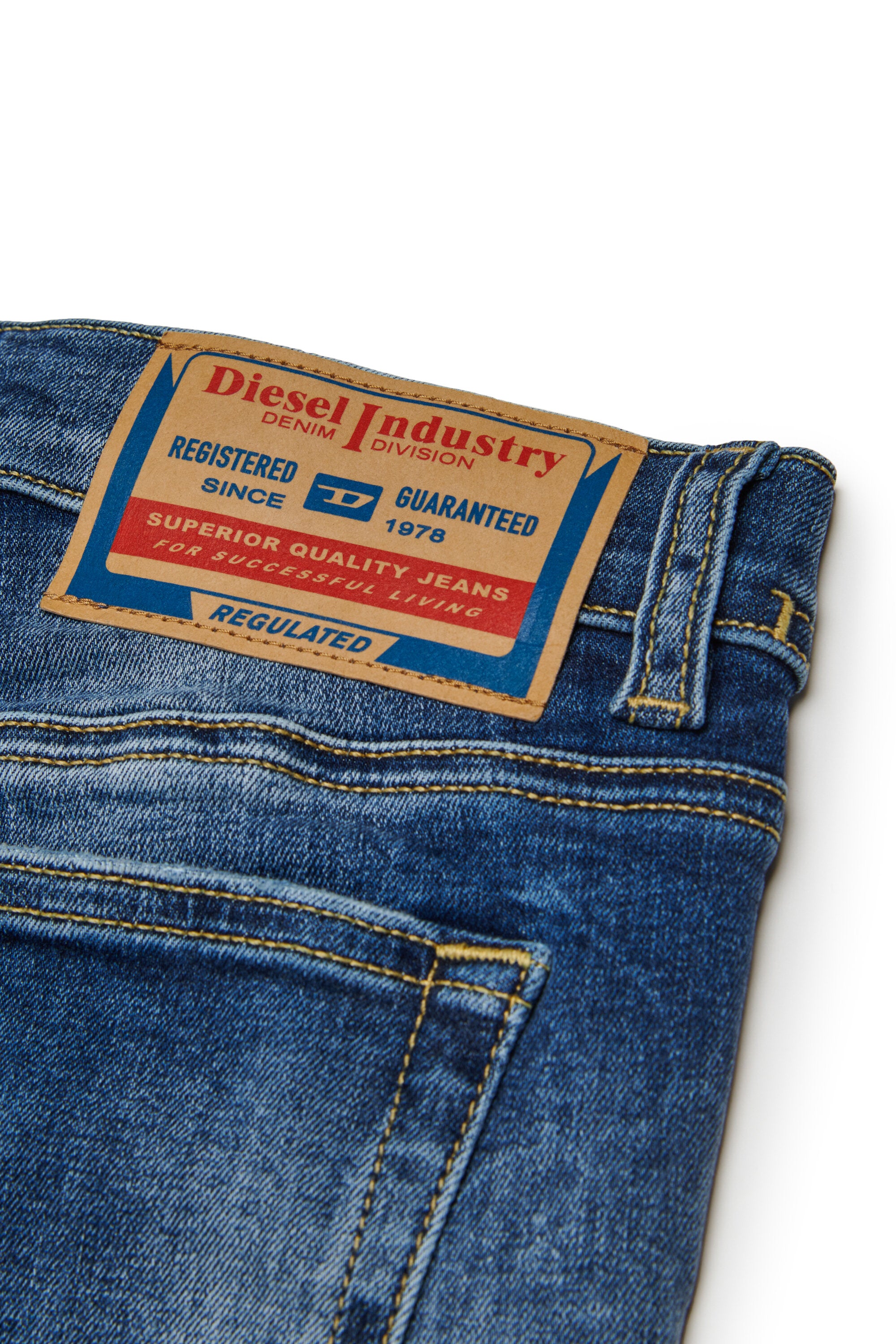 Shaded dark blue skinny jeans - 1979 Sleenker