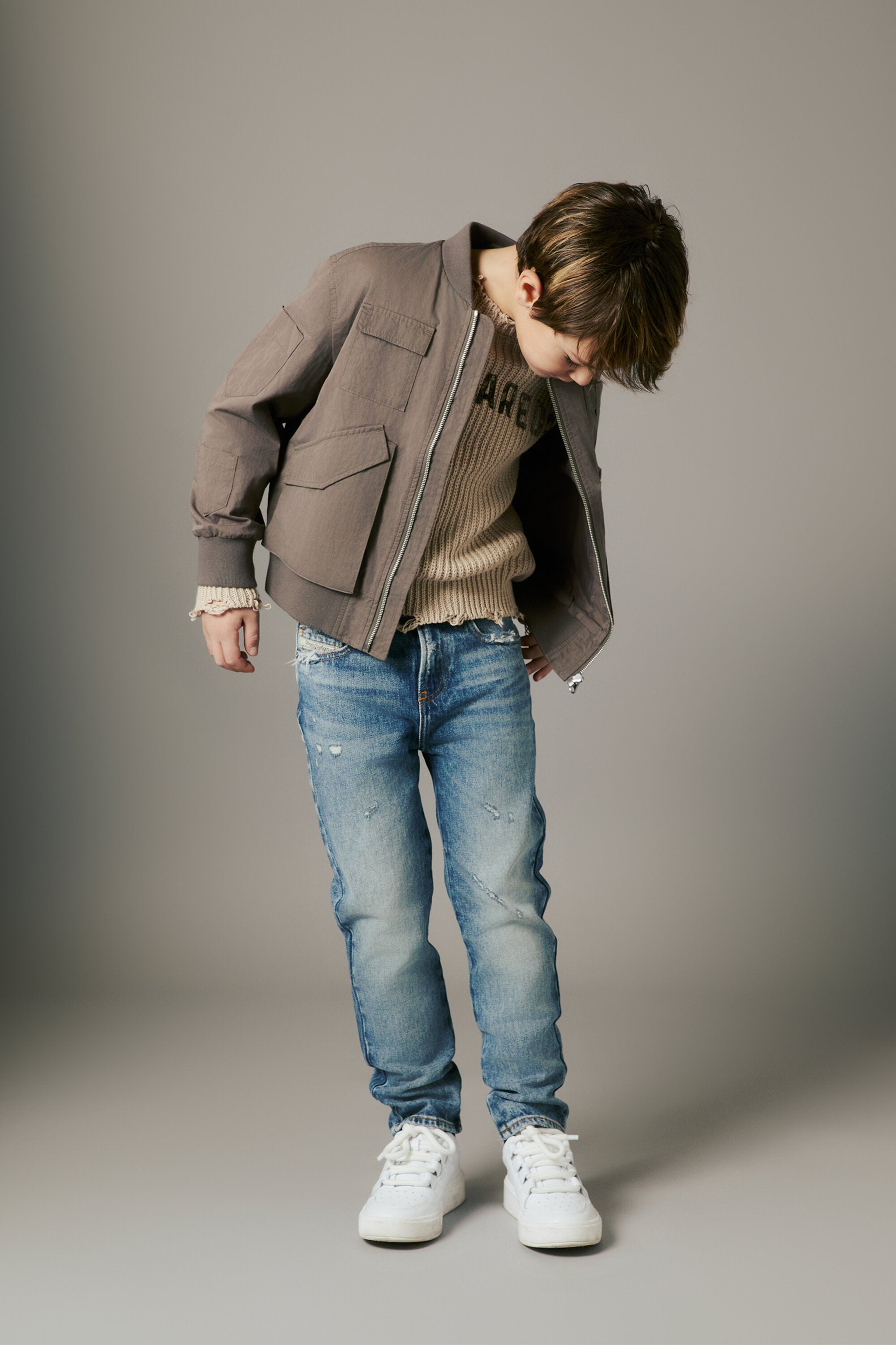 Vaqueros straight sombreados con abrasiones - 2020 D-Viker