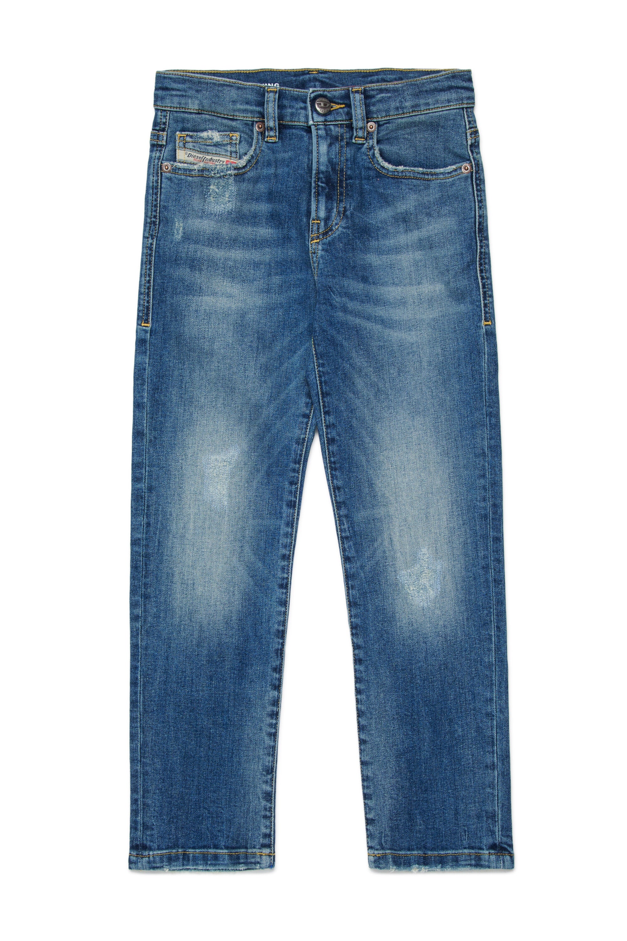 Jeans regular fit lavado azul medio - D-Viker