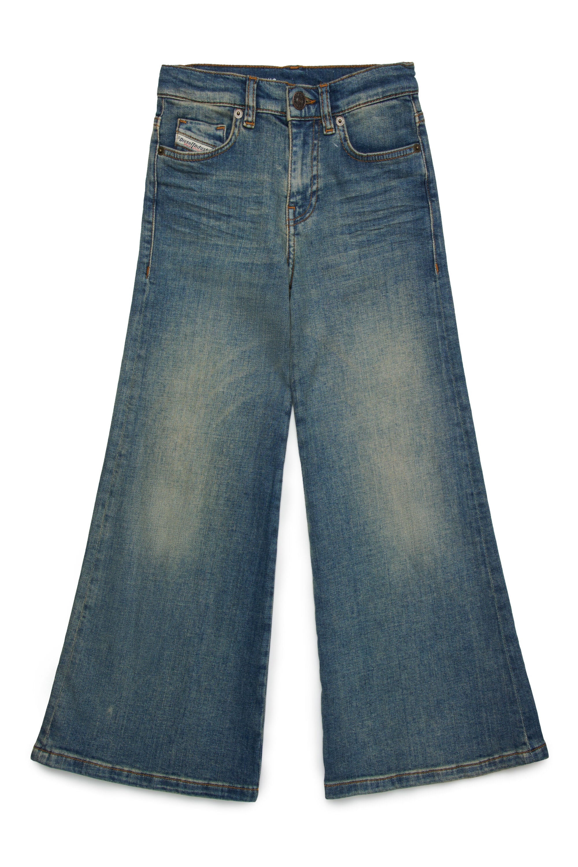 Used-effect flare jeans - 1978