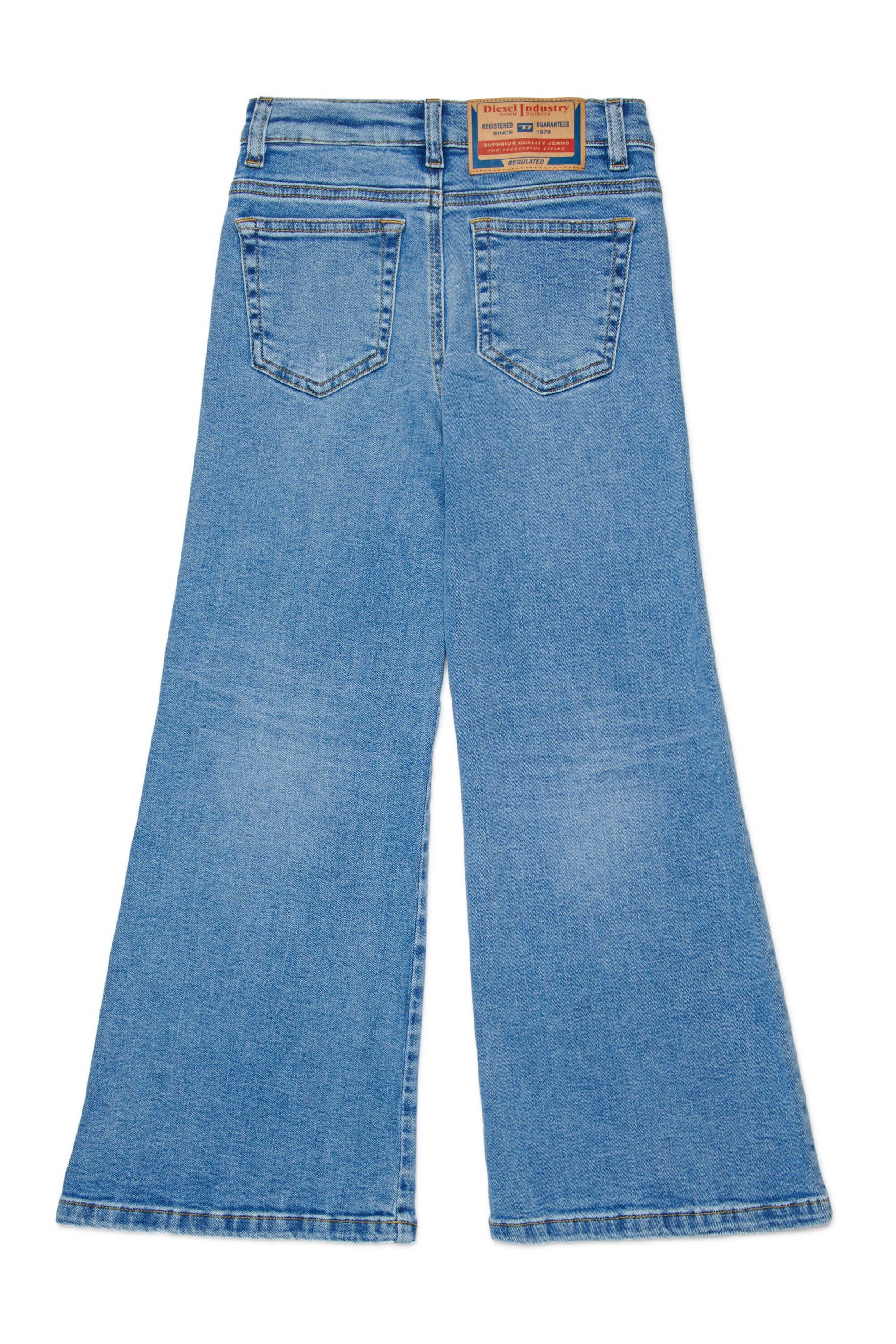 Jeans flare fit lavado azul claro -1978