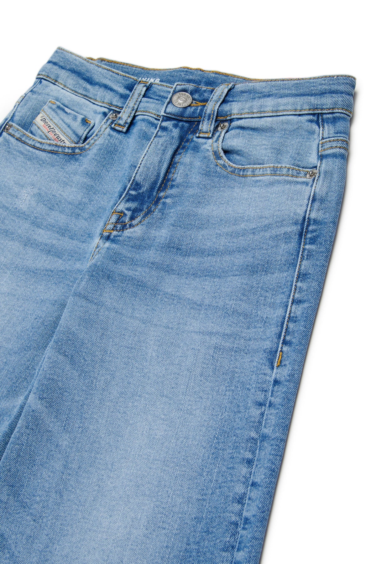 Flare fit jeans in light blue wash -1978