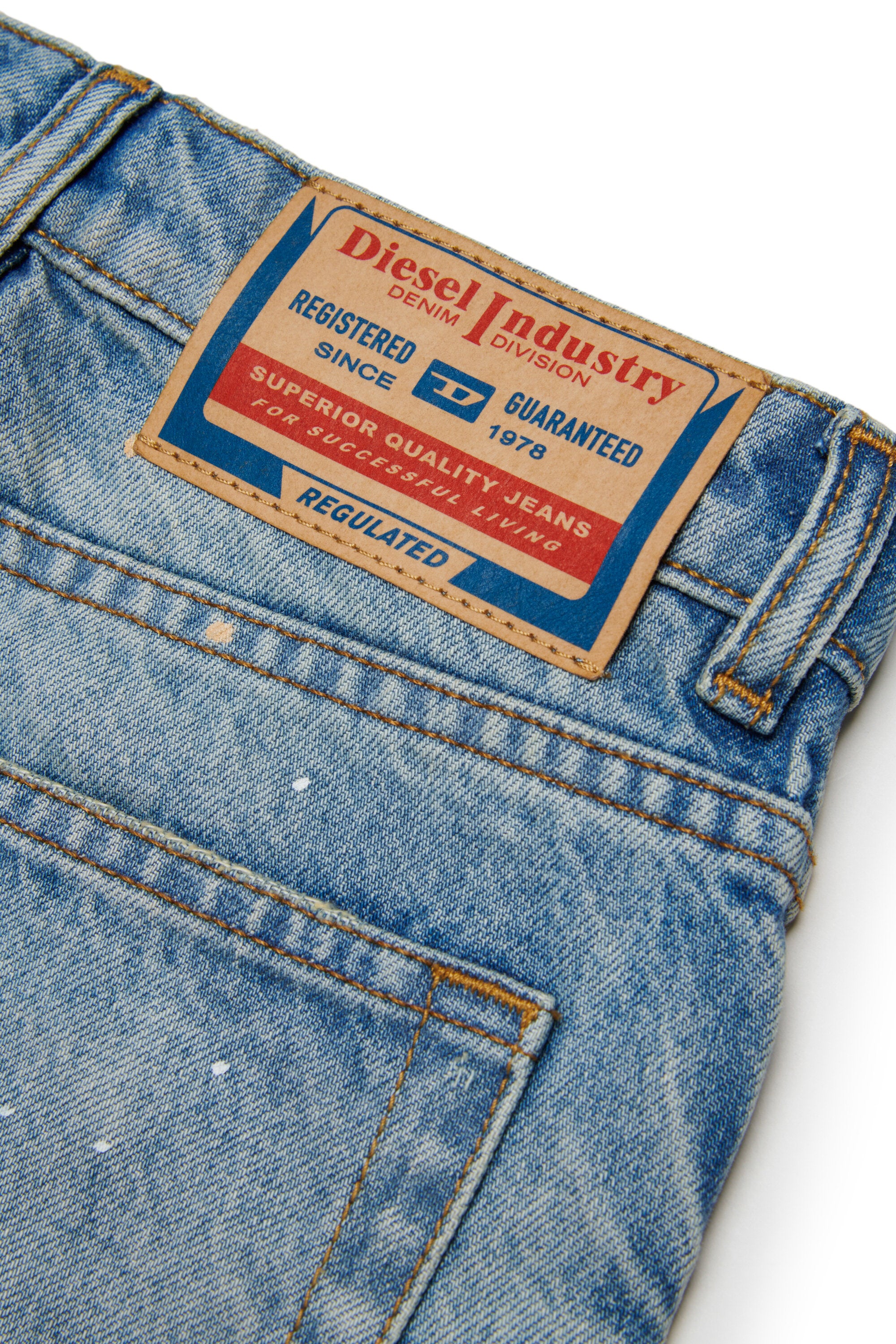 Jeans corte regular en denim azul claro - D-Lucas