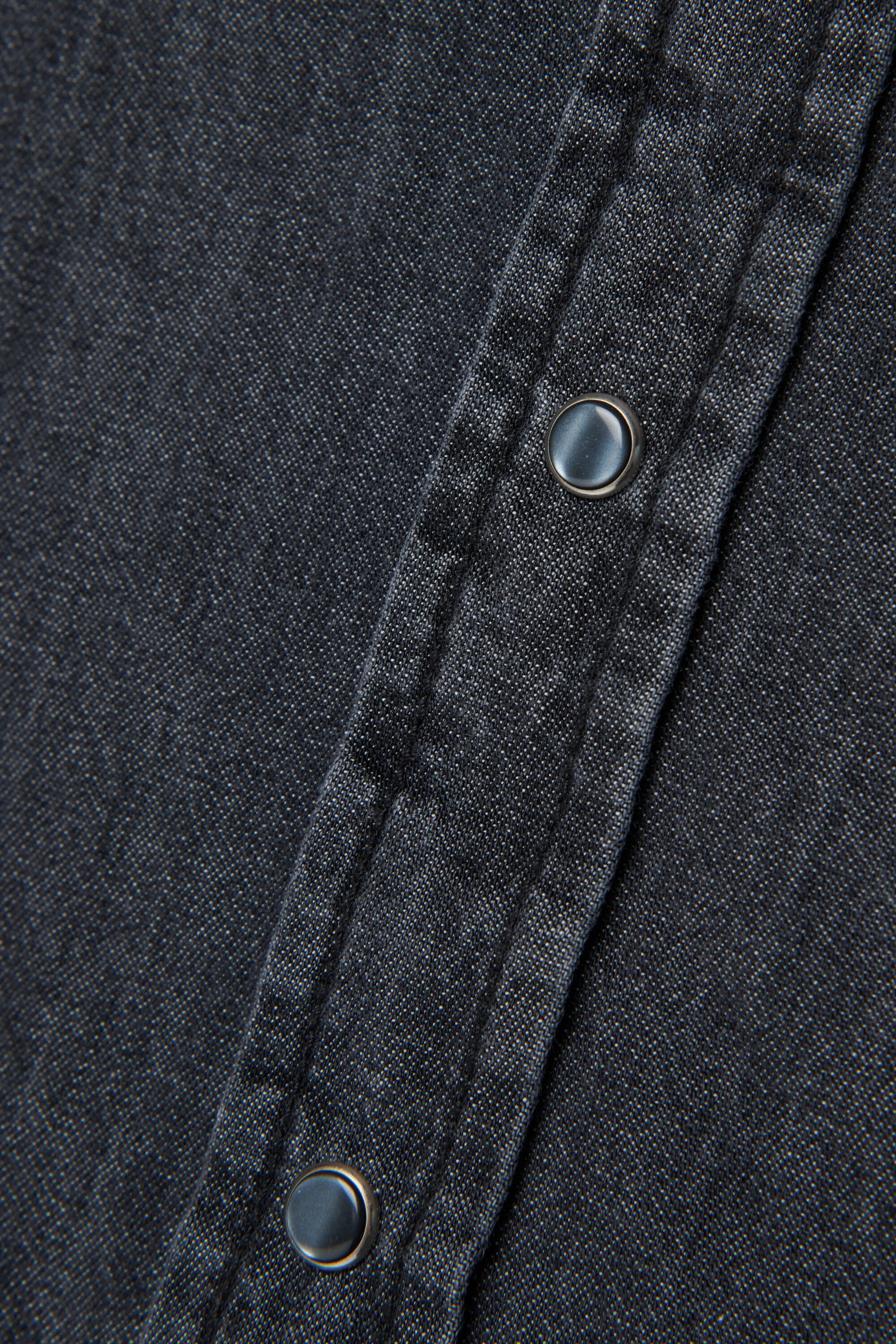 Camisa vaquera con mangas largas y logotipo