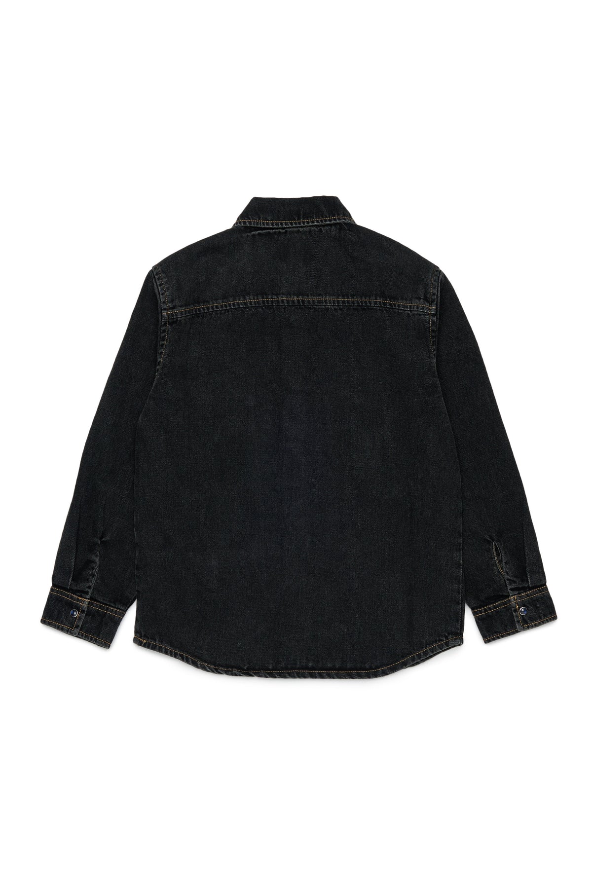Denim shirt with logo