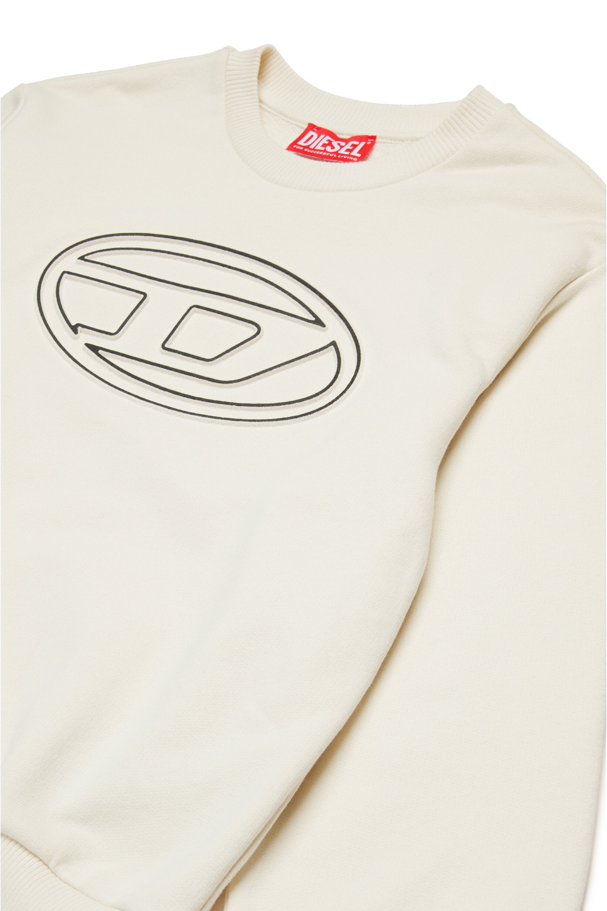 Sudadera de cuello redondo con logotipo Oval D