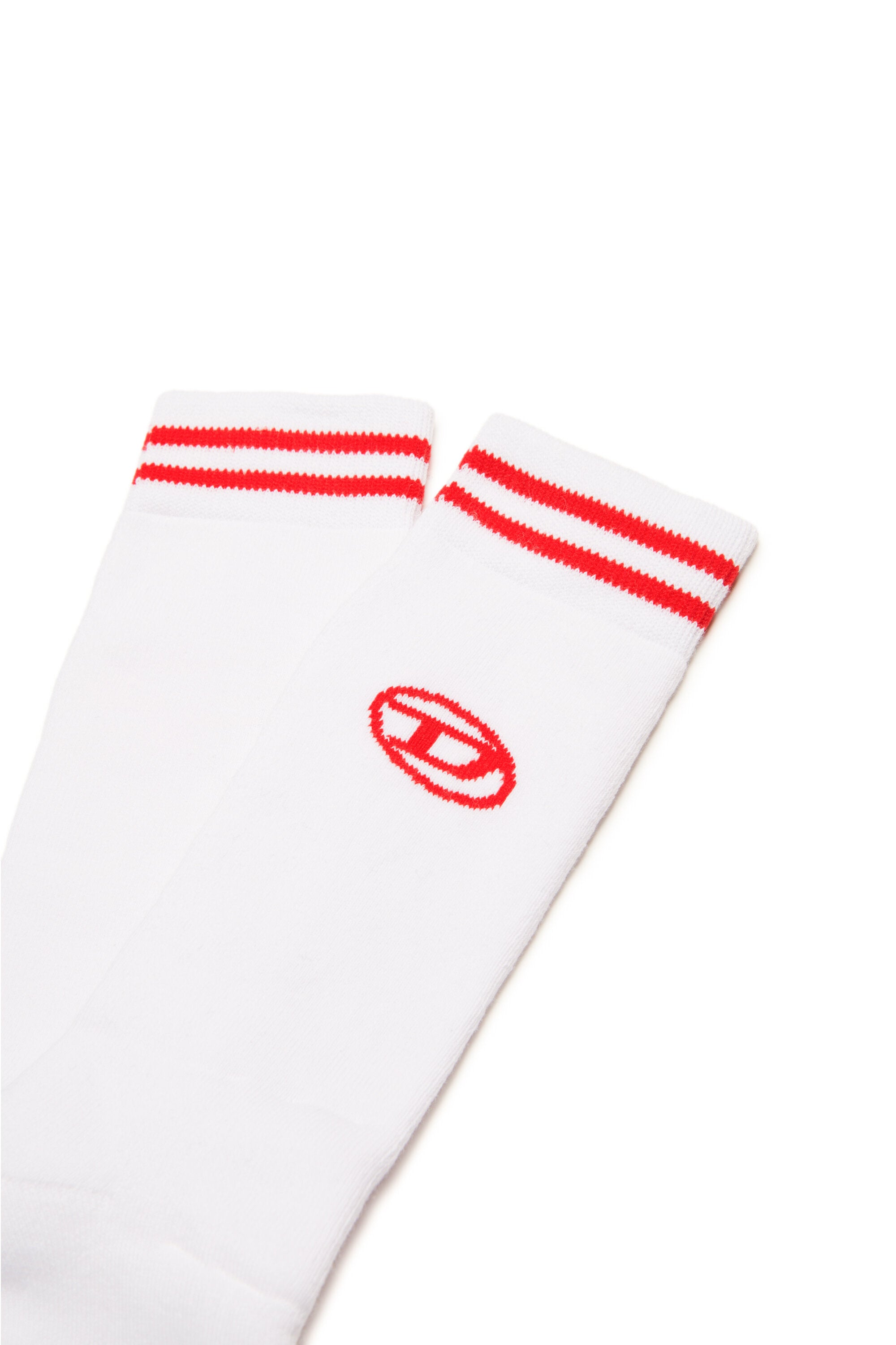 Pack de dos pares de calcetines con logo oval D