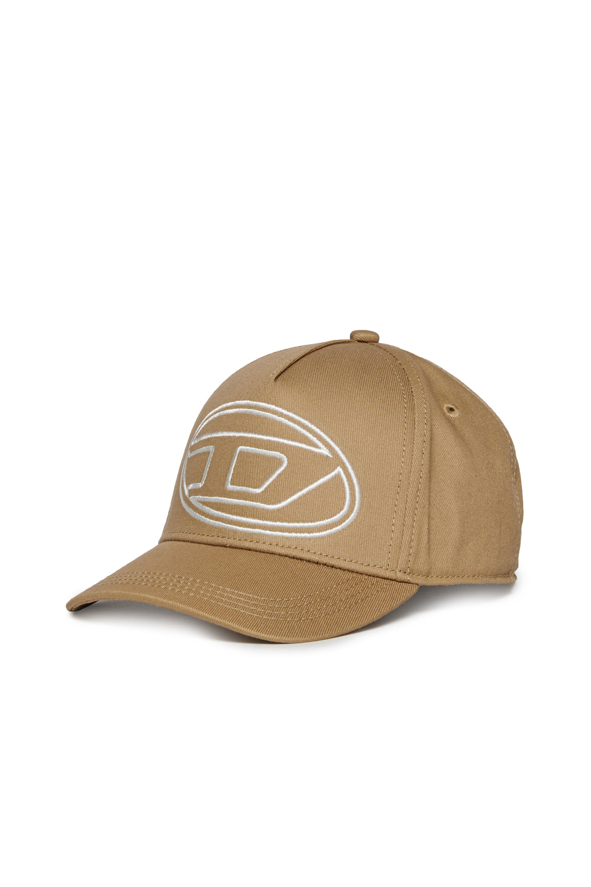 Gorra de béisbol de gabardina con logotipo Oval D