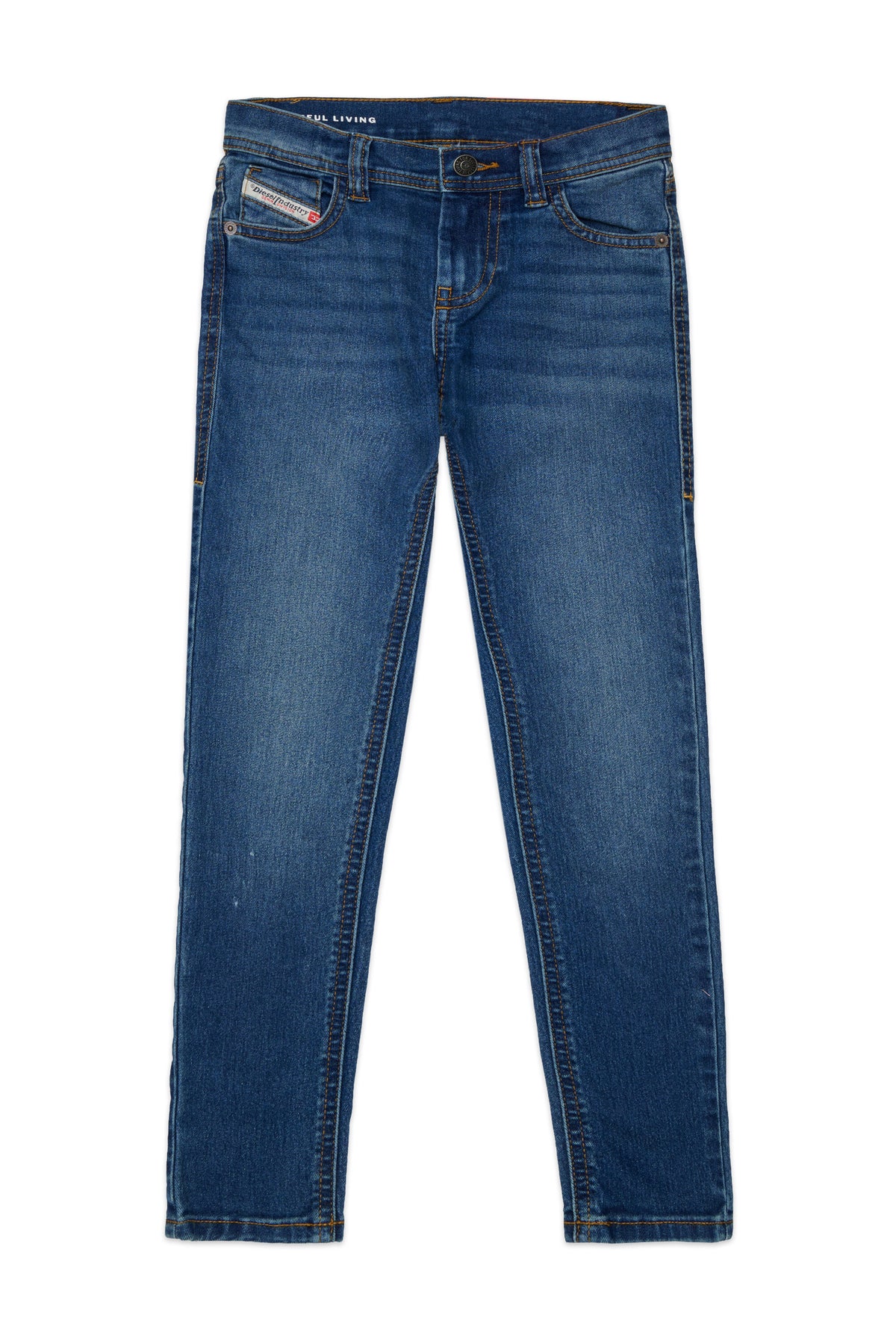 Jeans skinny fit azul medio