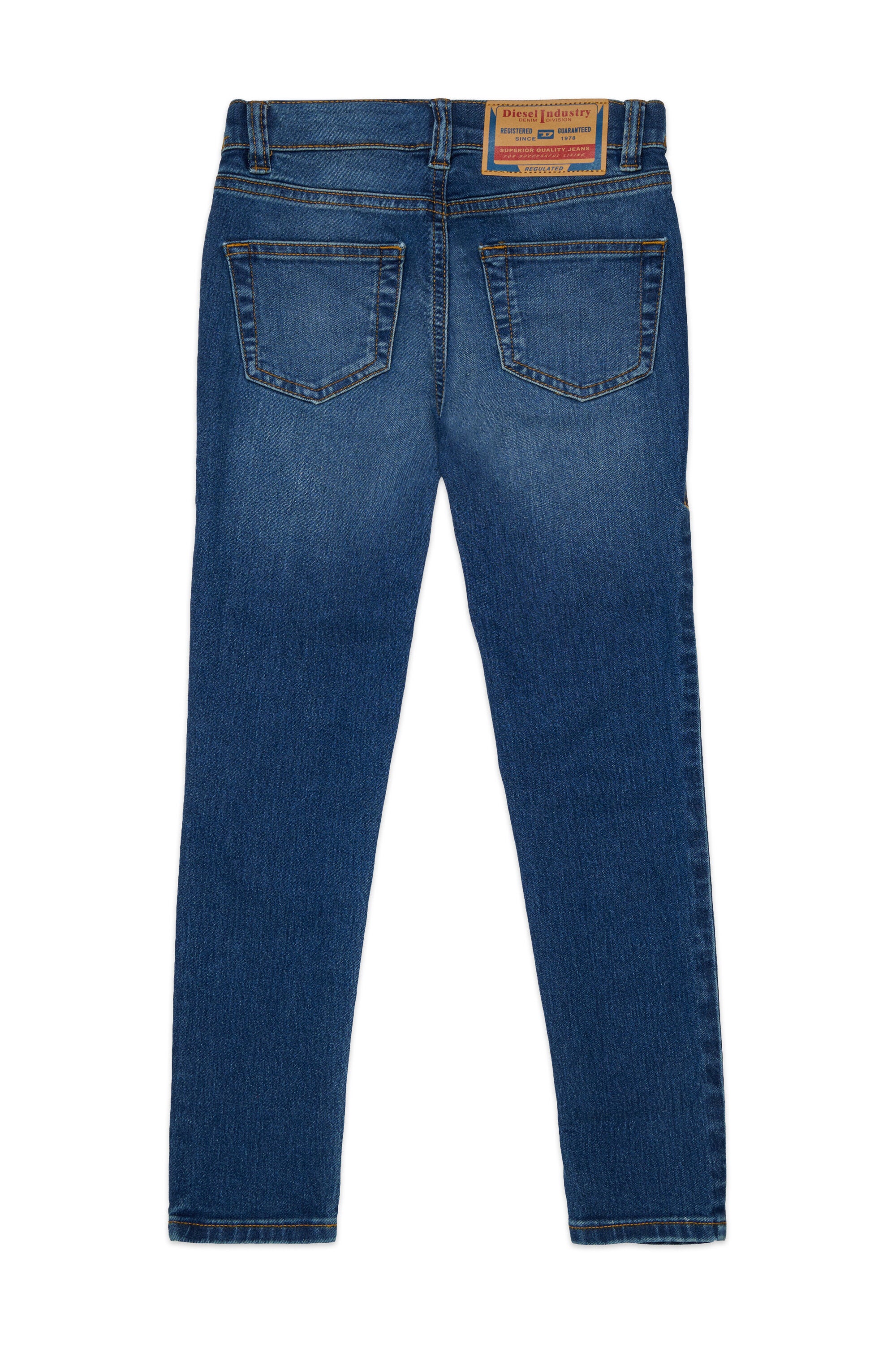 Jeans skinny fit azul medio