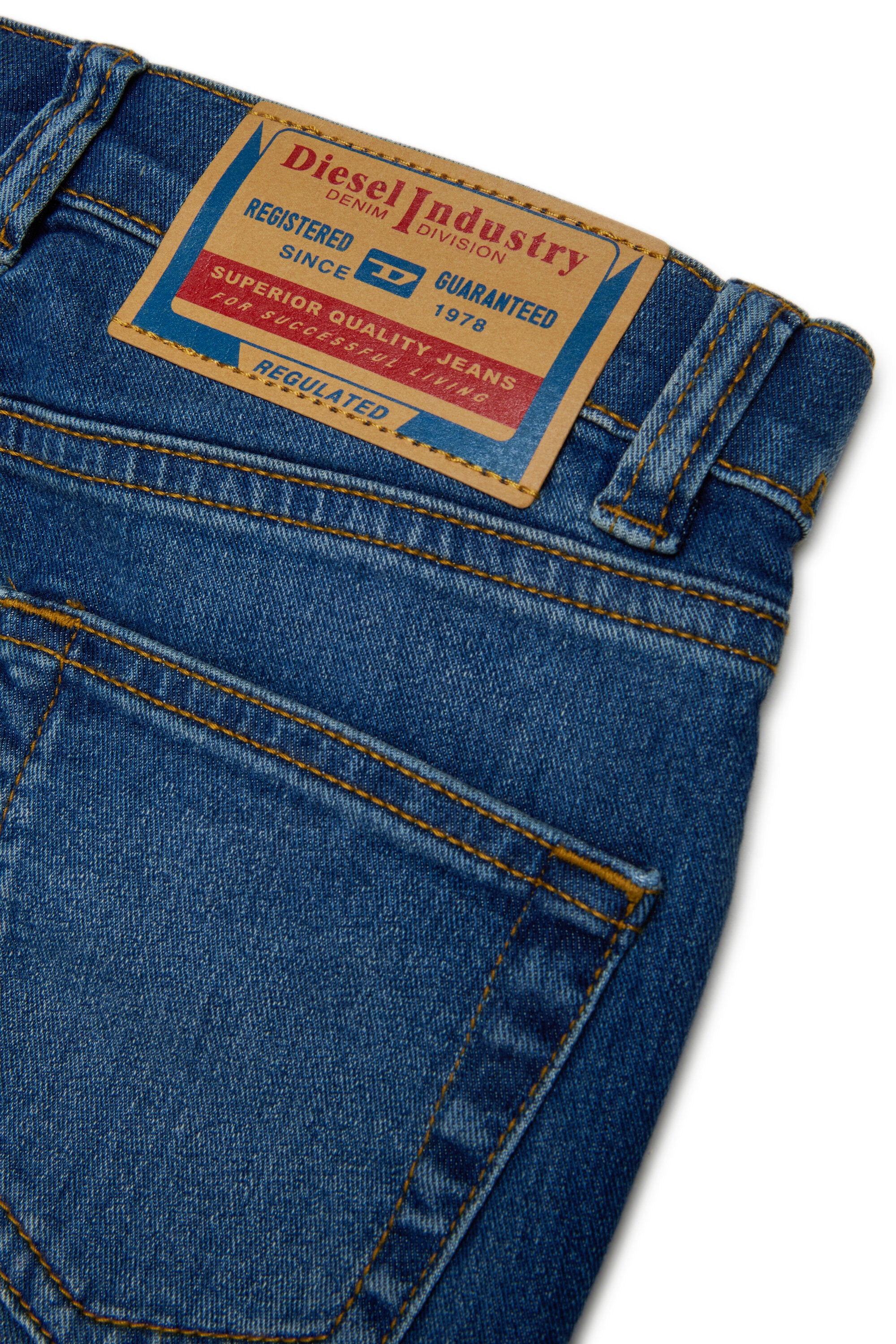 Jeans skinny fit azul medio