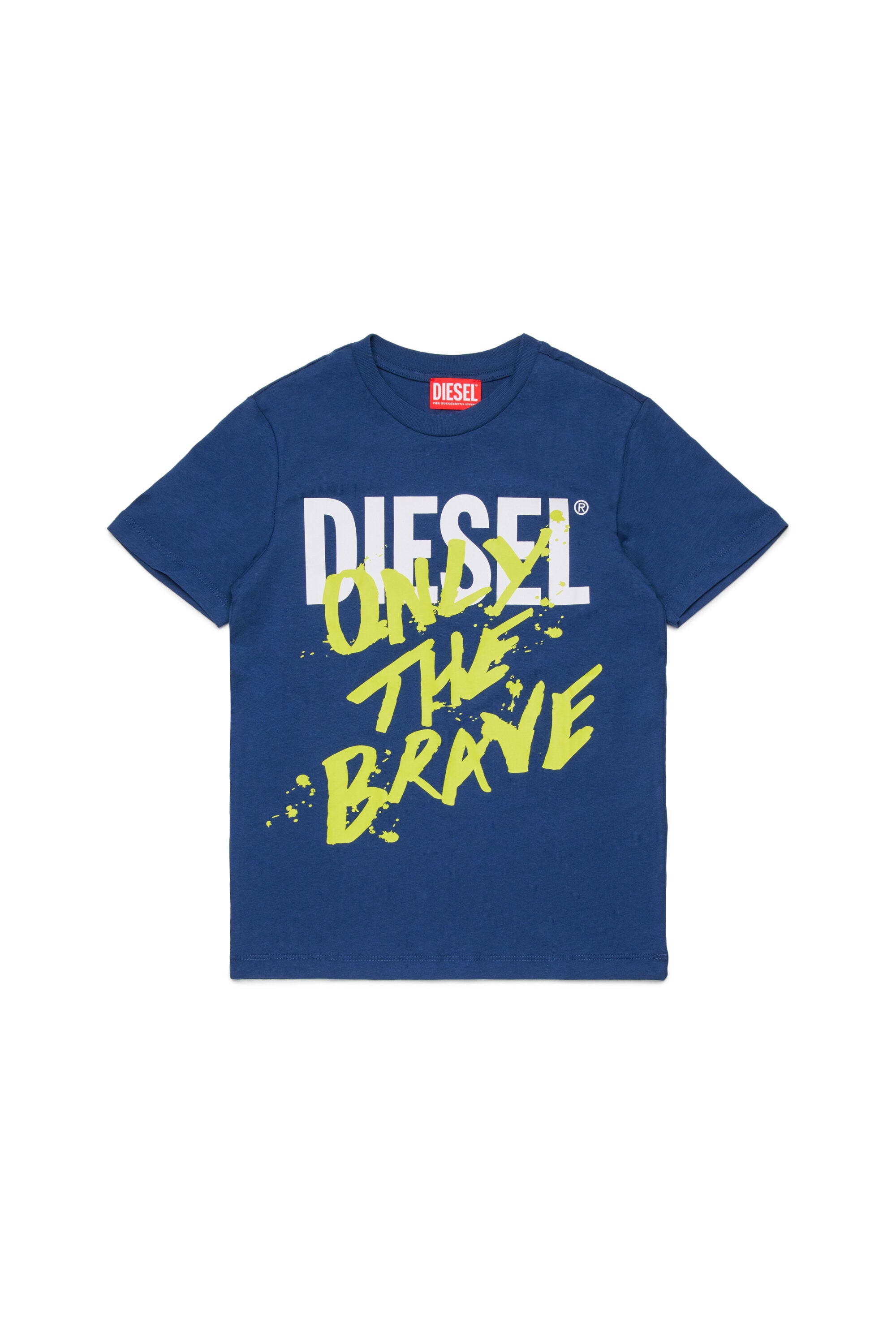 Jersey T-shirt with Diesel Only the Brave logo