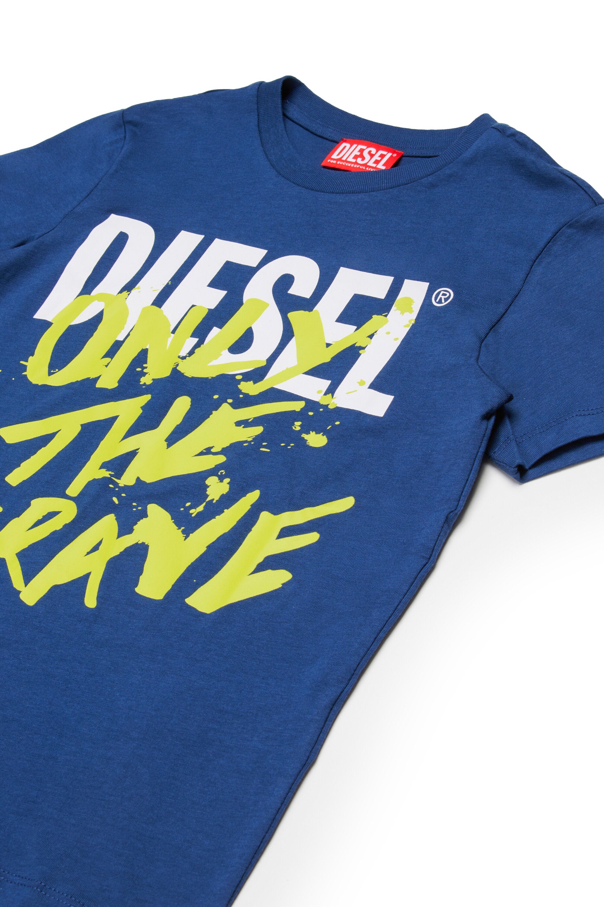 Camiseta de punto con logo Diesel Only the Brave