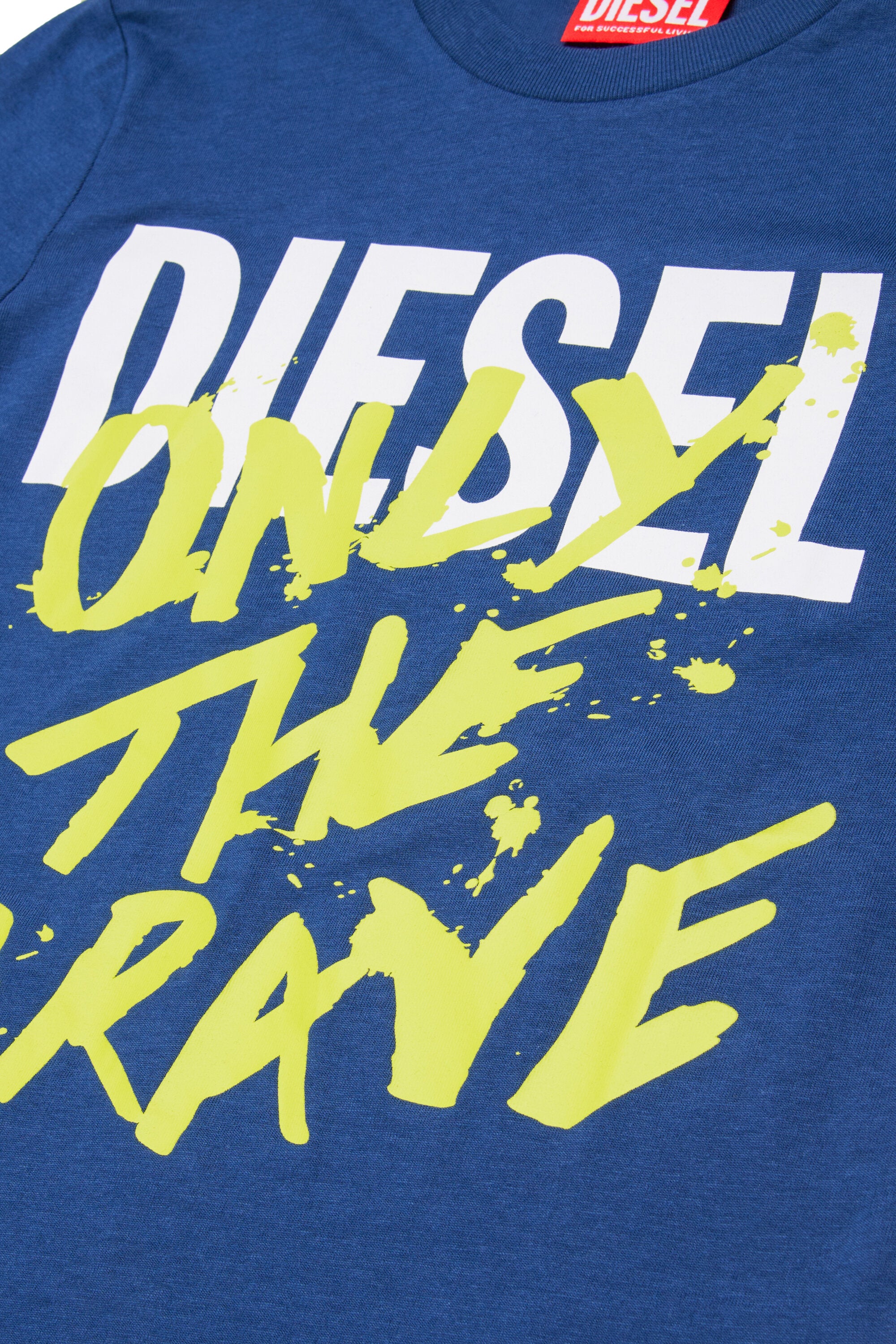Camiseta de punto con logo Diesel Only the Brave