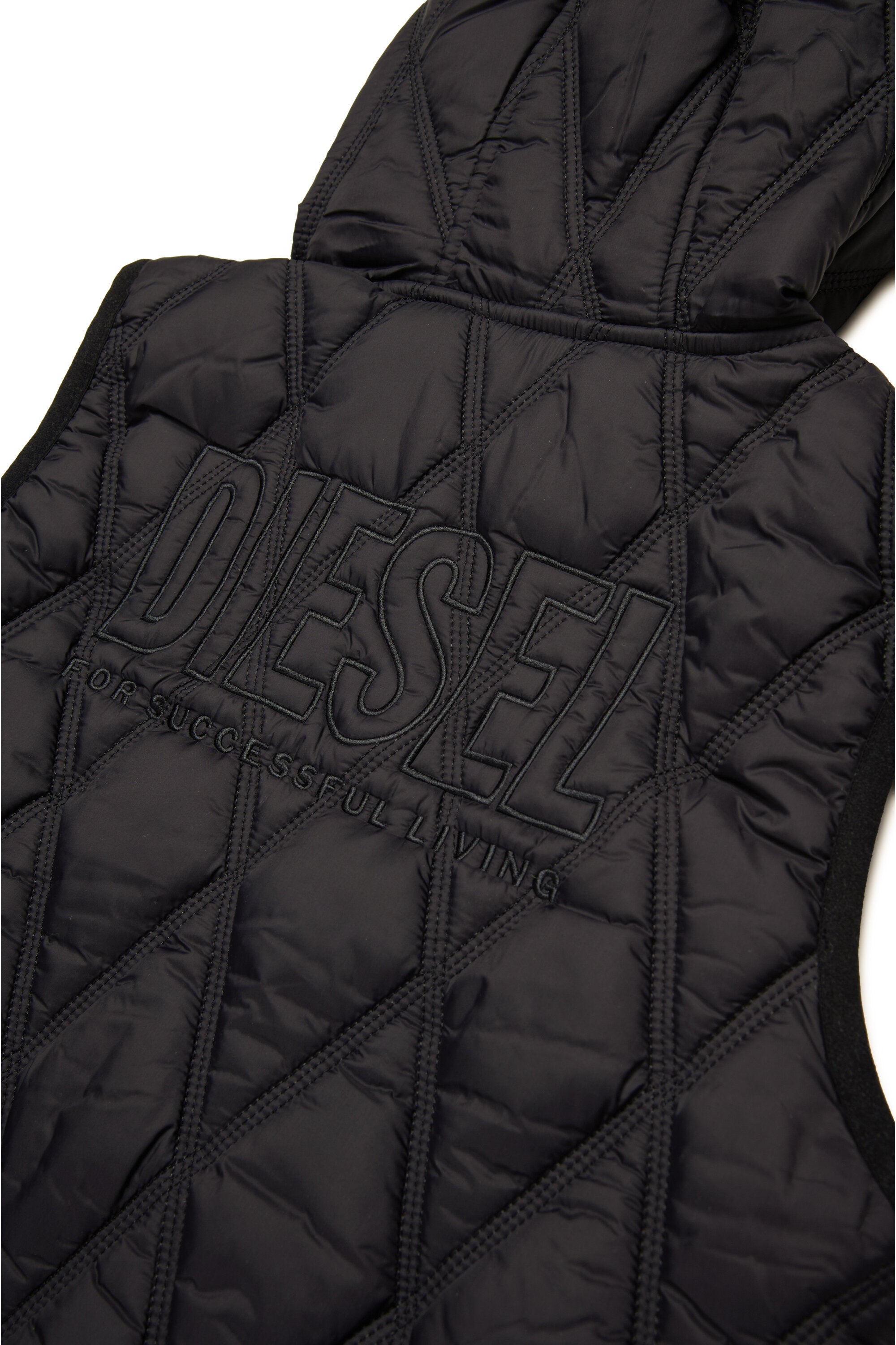 Diamond quilted lightweight vest