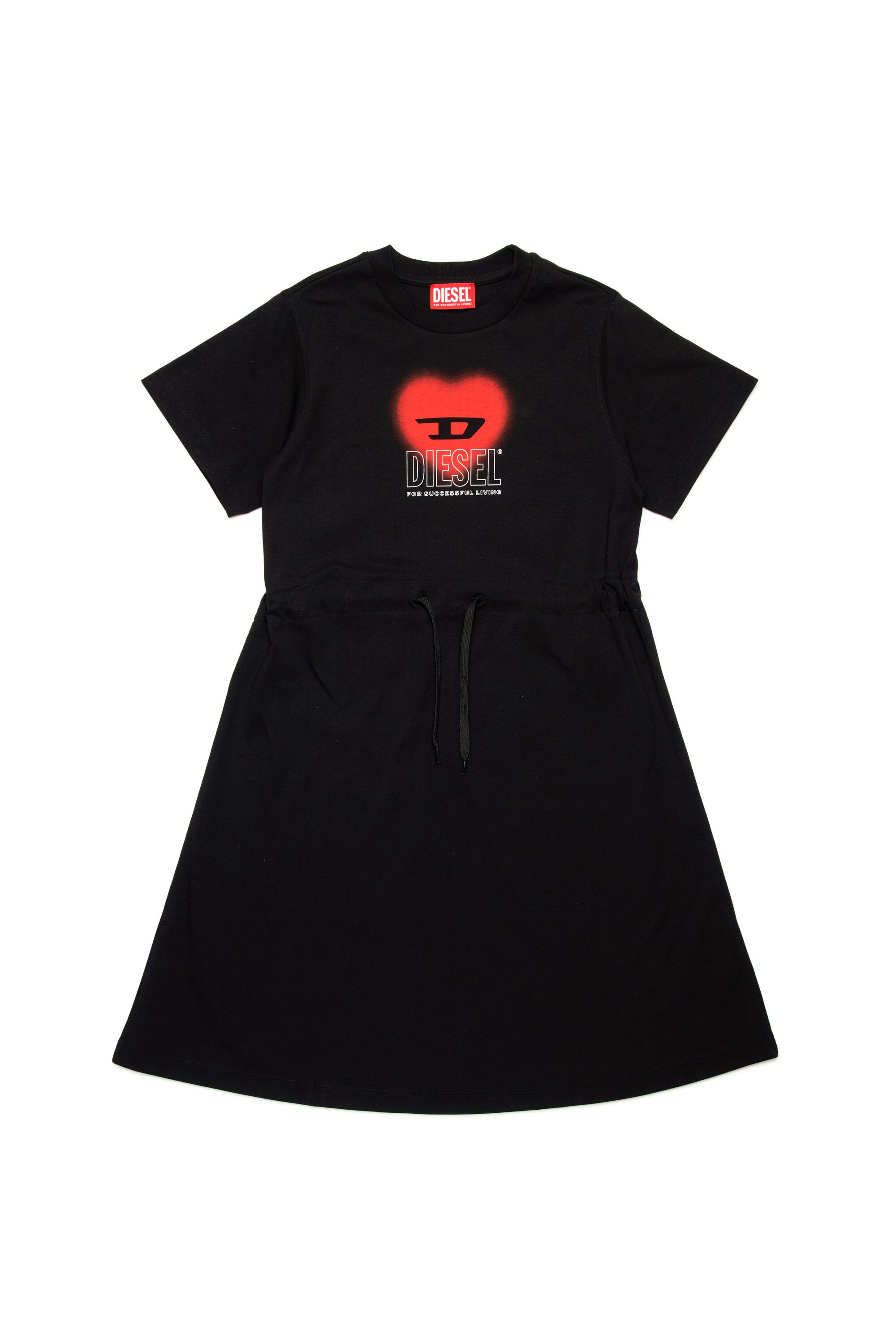 Dress with heart graphics