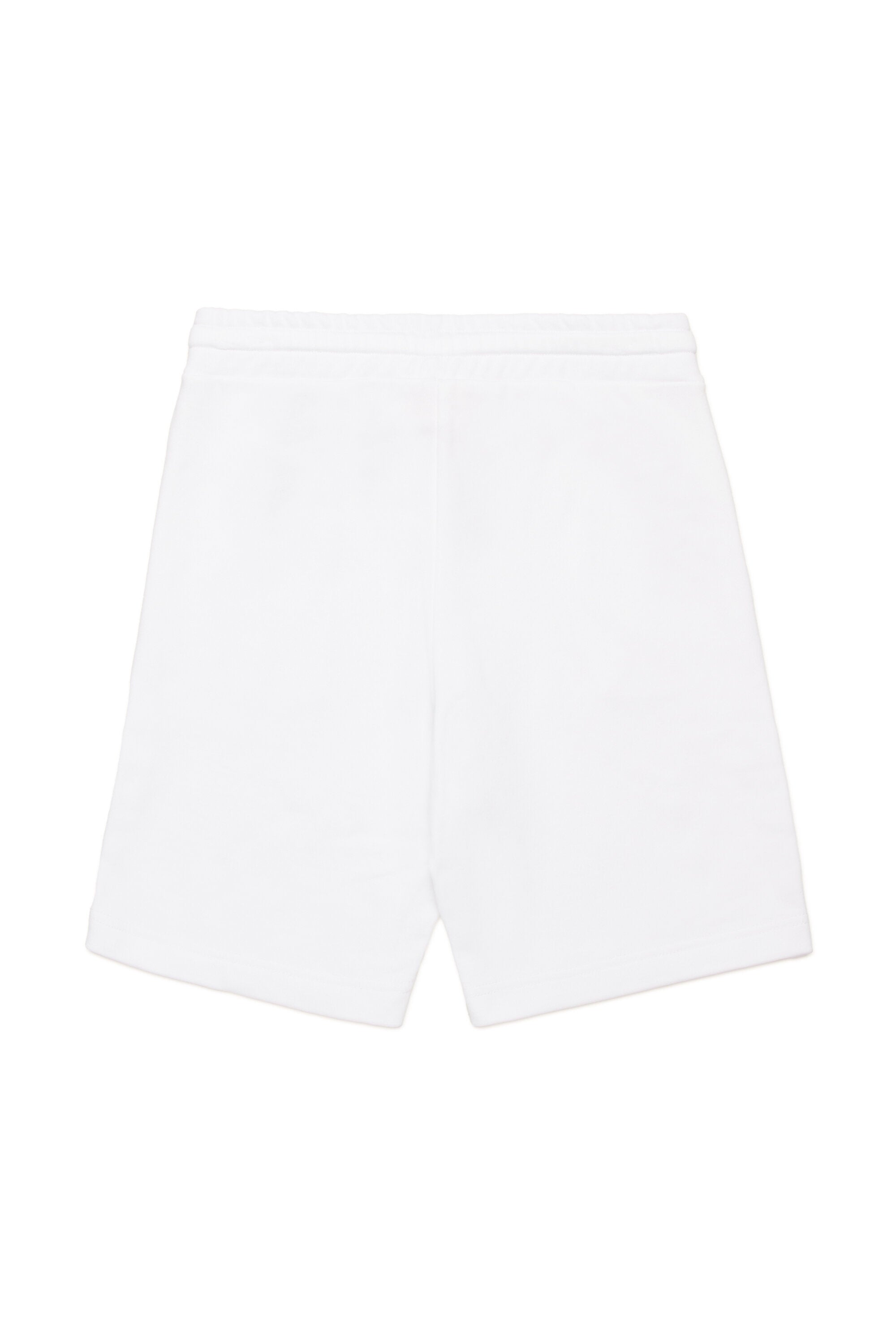 Fleece shorts with logo