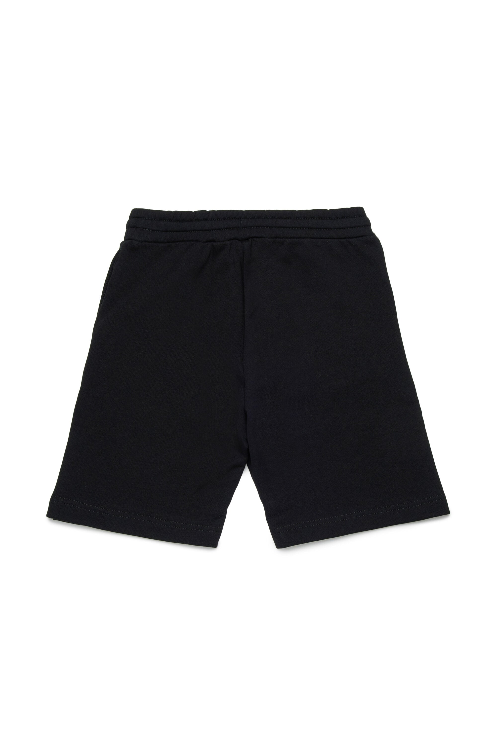 Fleece shorts with logo