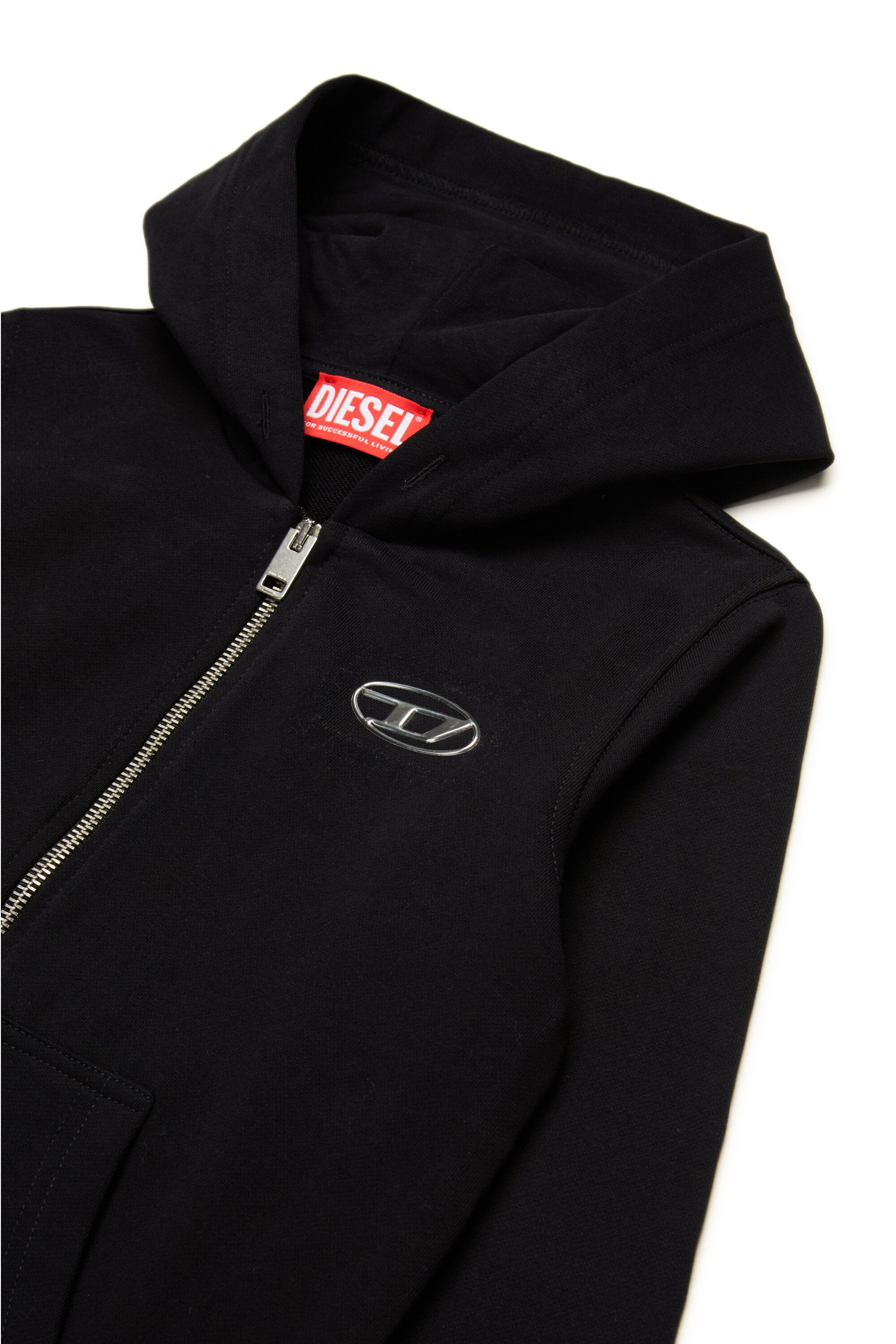 Hooded sweatshirt with Oval D logo