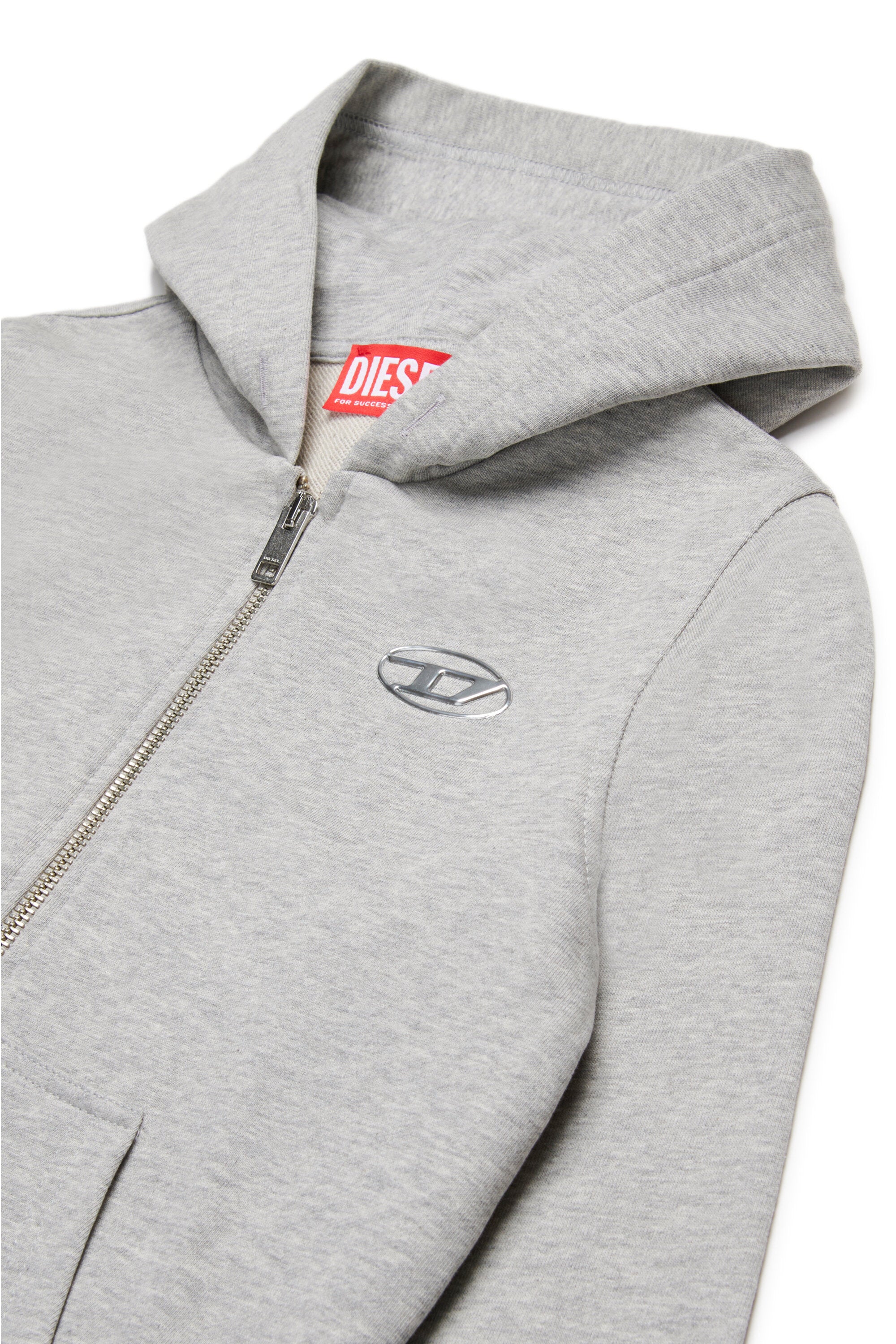 Hooded sweatshirt with Oval D logo